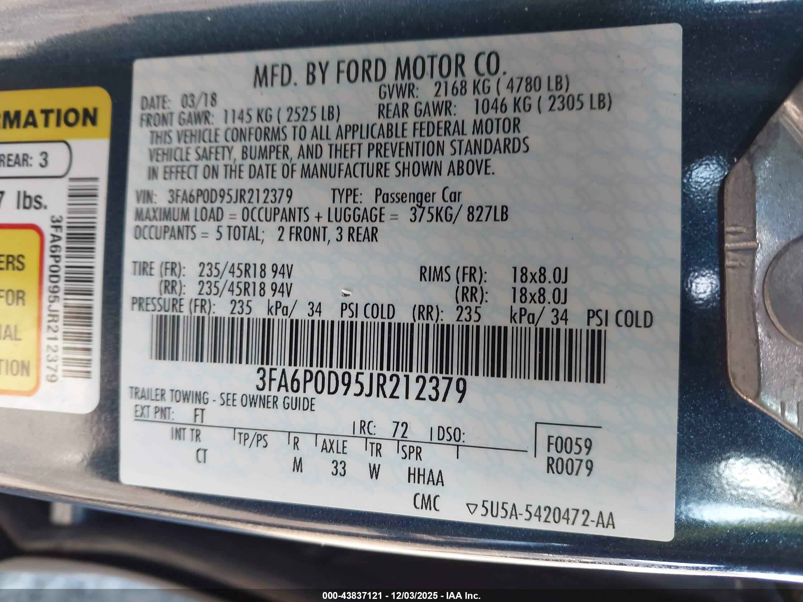 FORD FUSION image 9