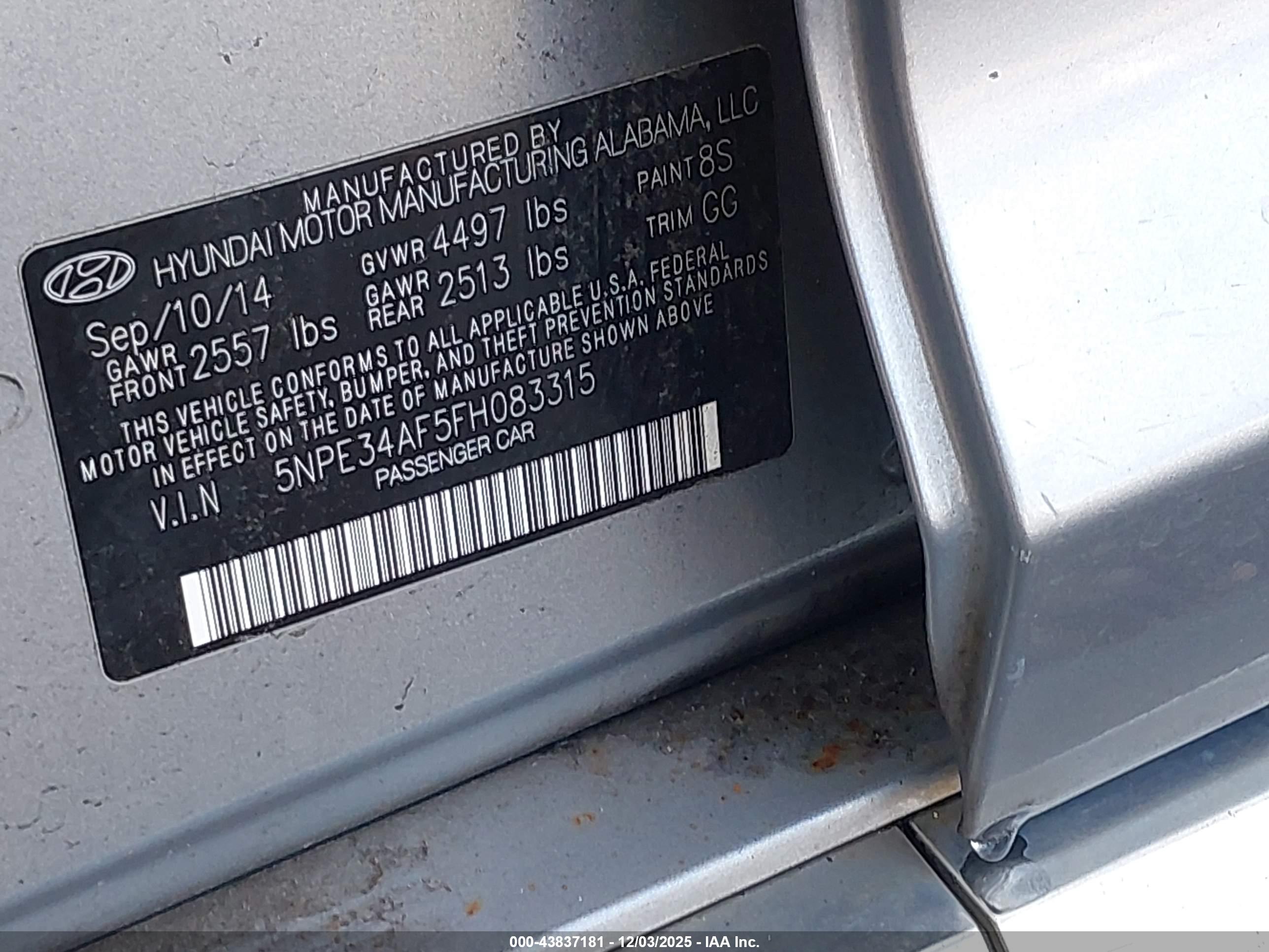 HYUNDAI SONATA image 9