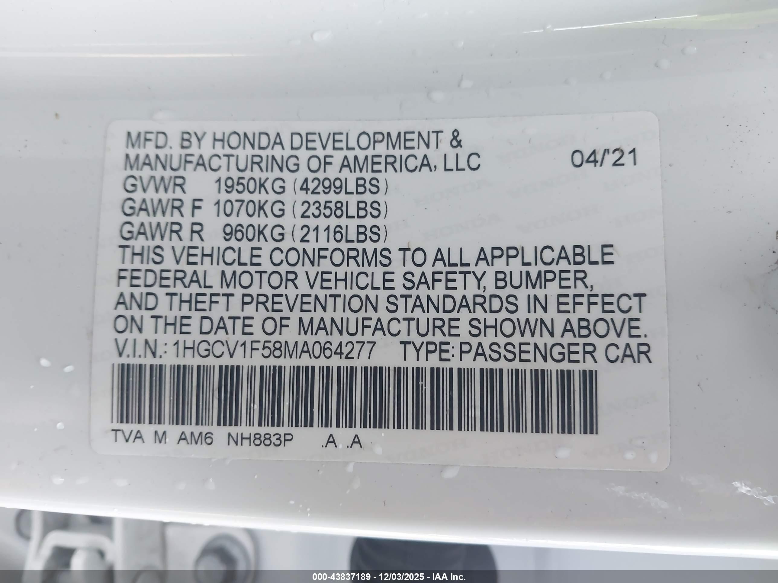 HONDA ACCORD image 9
