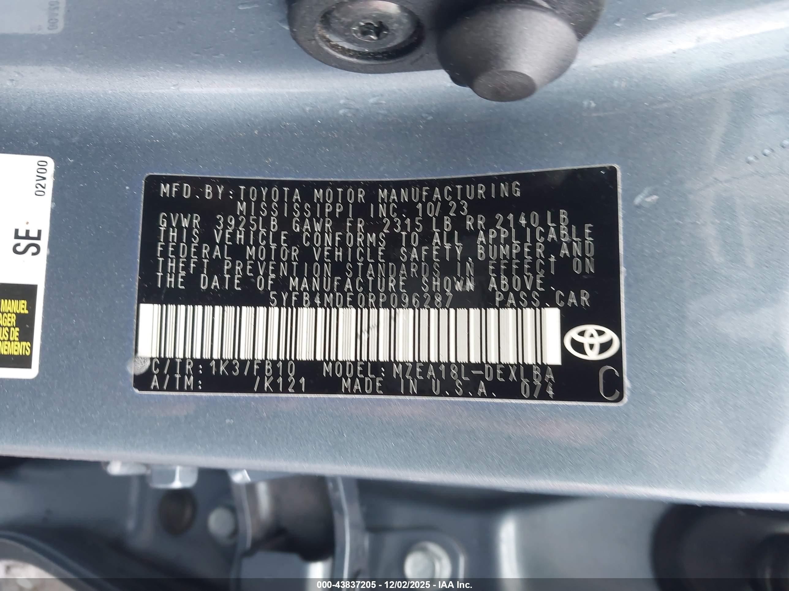TOYOTA COROLLA image 9