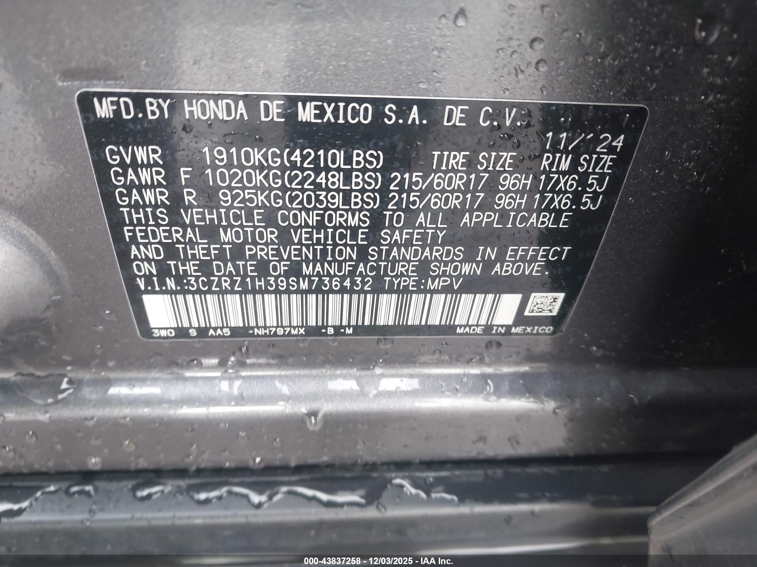 HONDA HR-V image 9