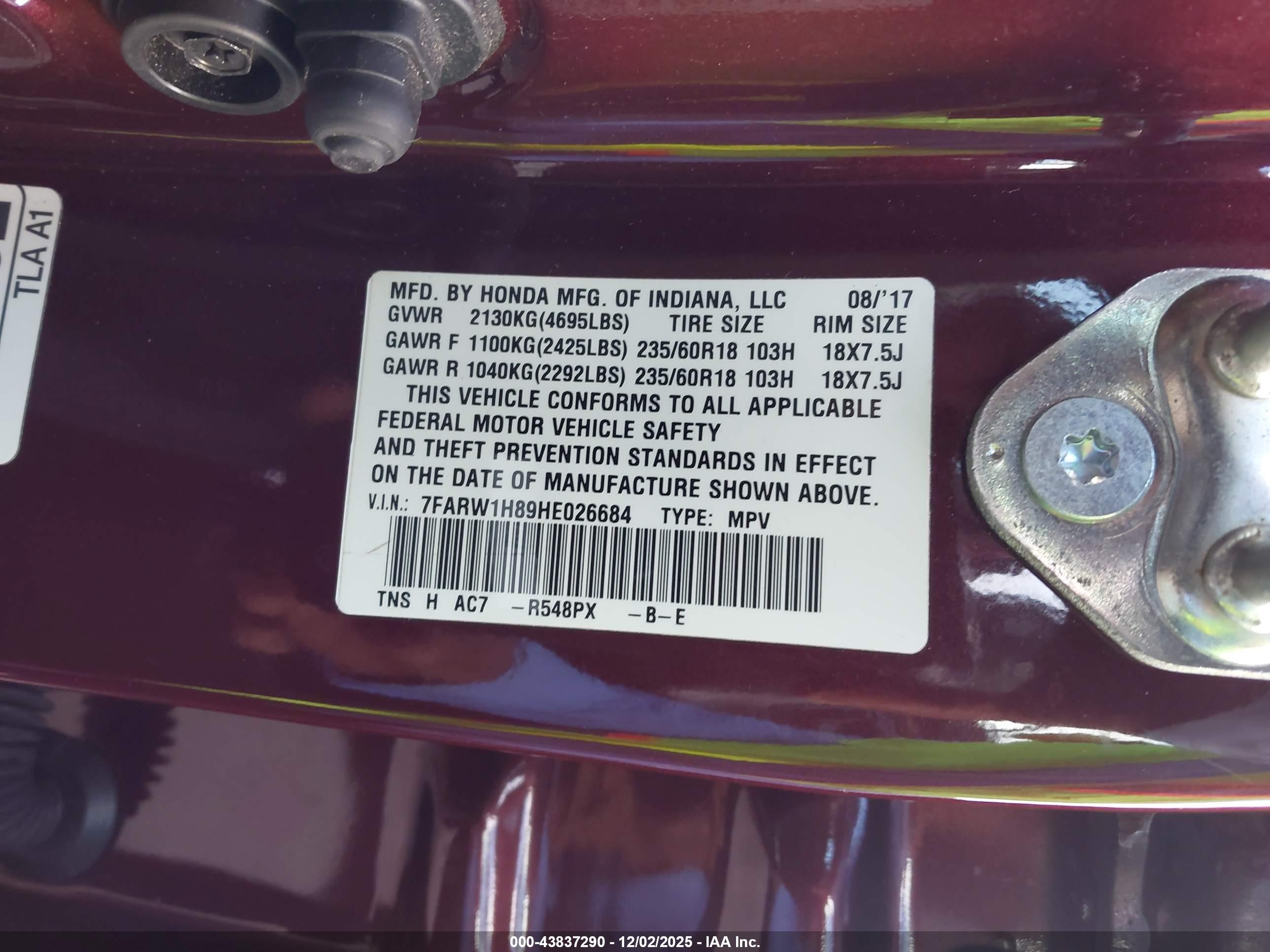 HONDA CR-V image 9