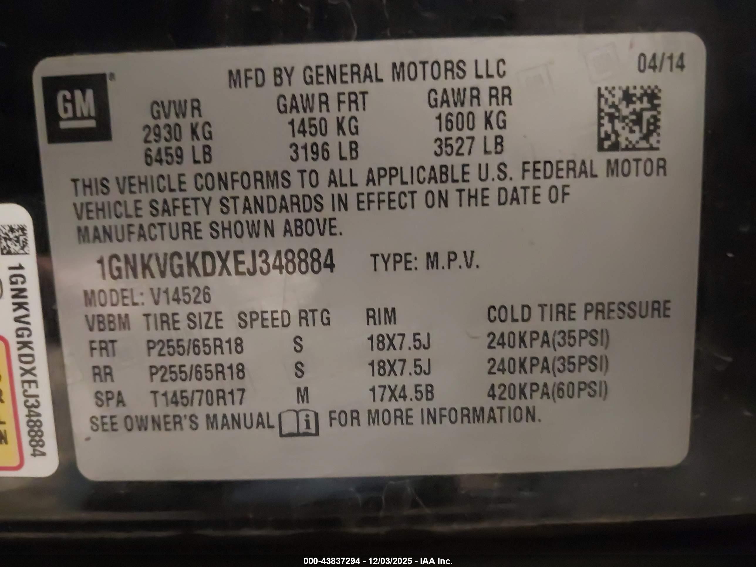 CHEVROLET TRAVERSE image 9