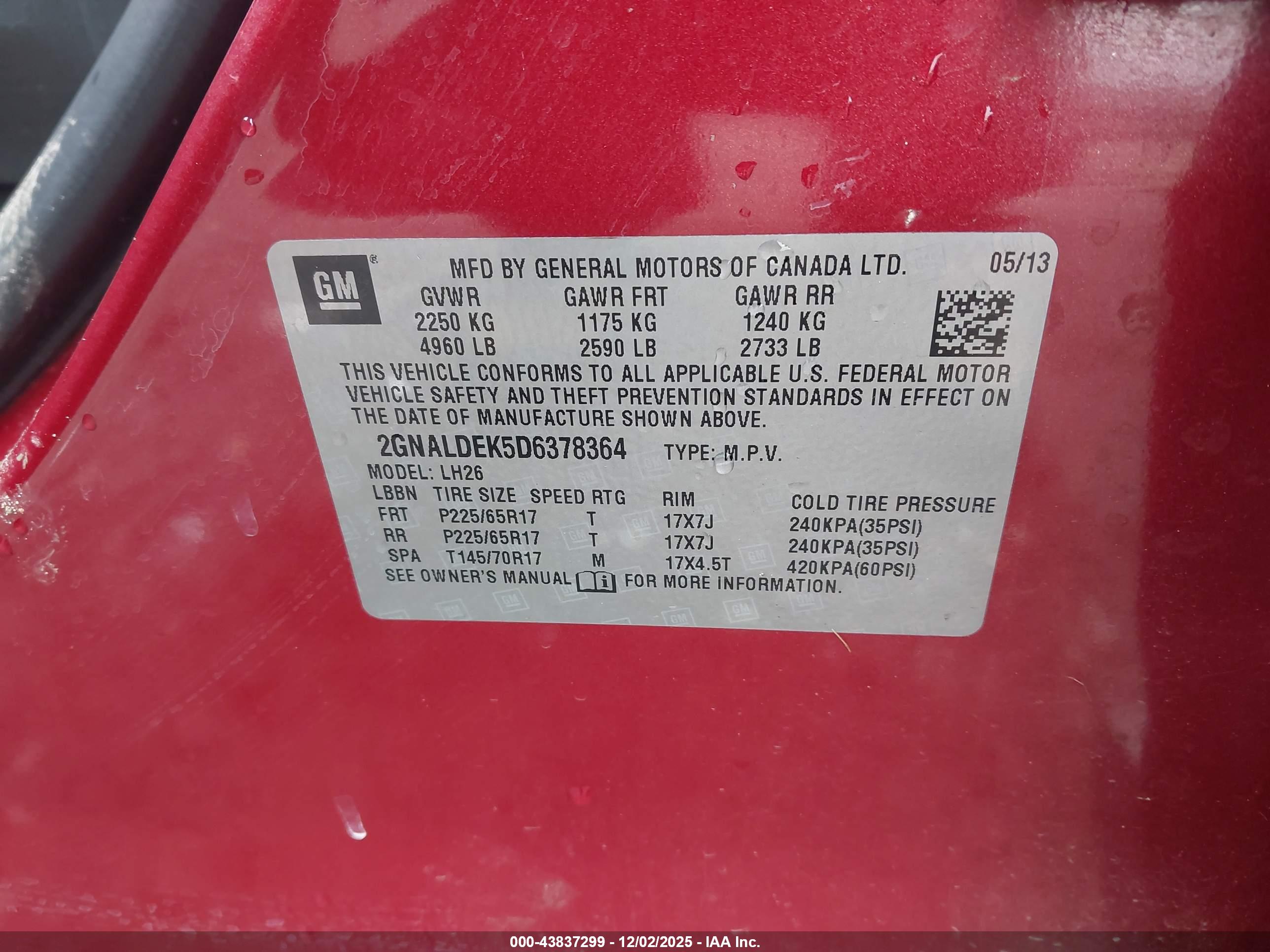 CHEVROLET EQUINOX image 9