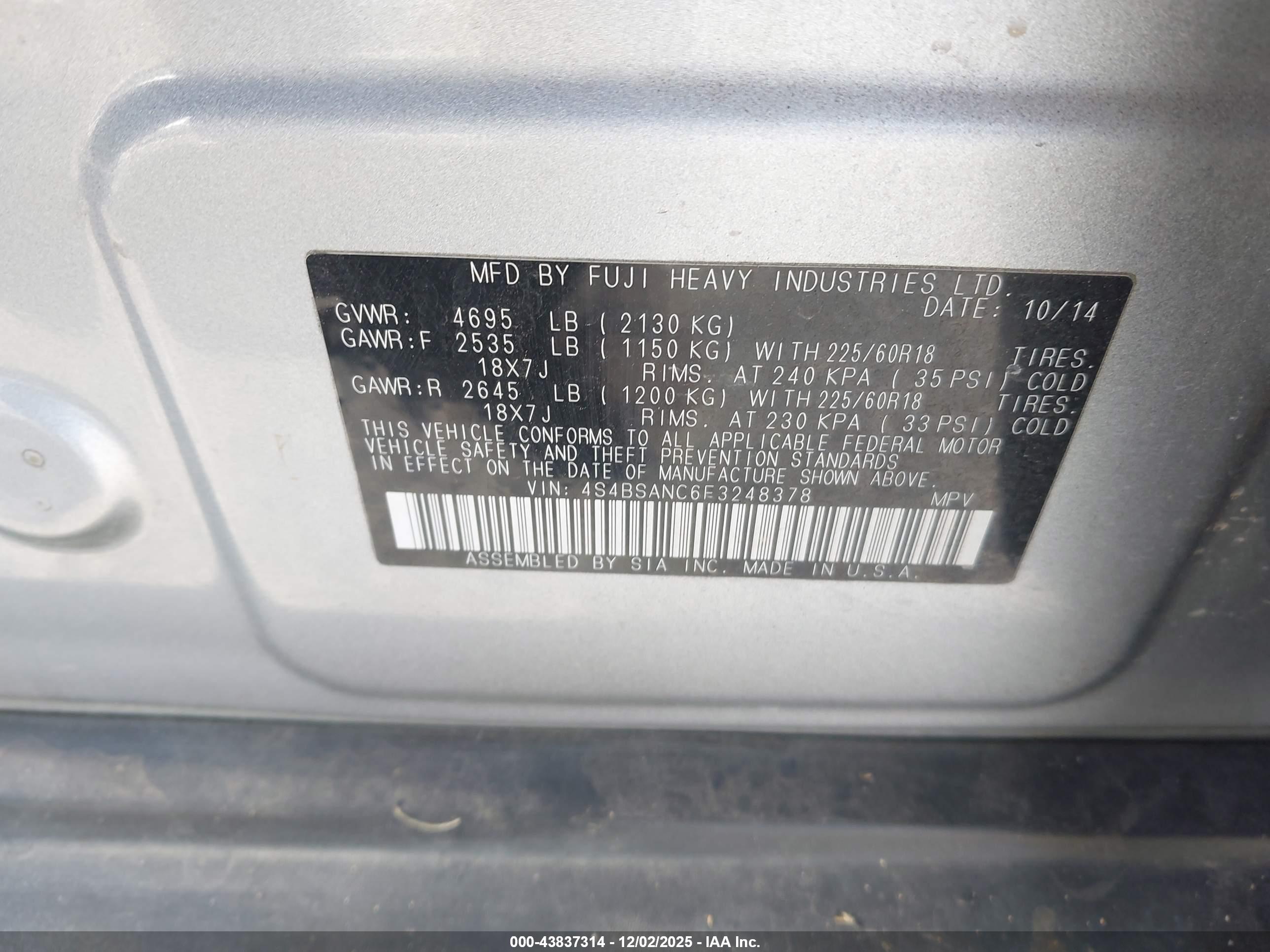 SUBARU OUTBACK image 9