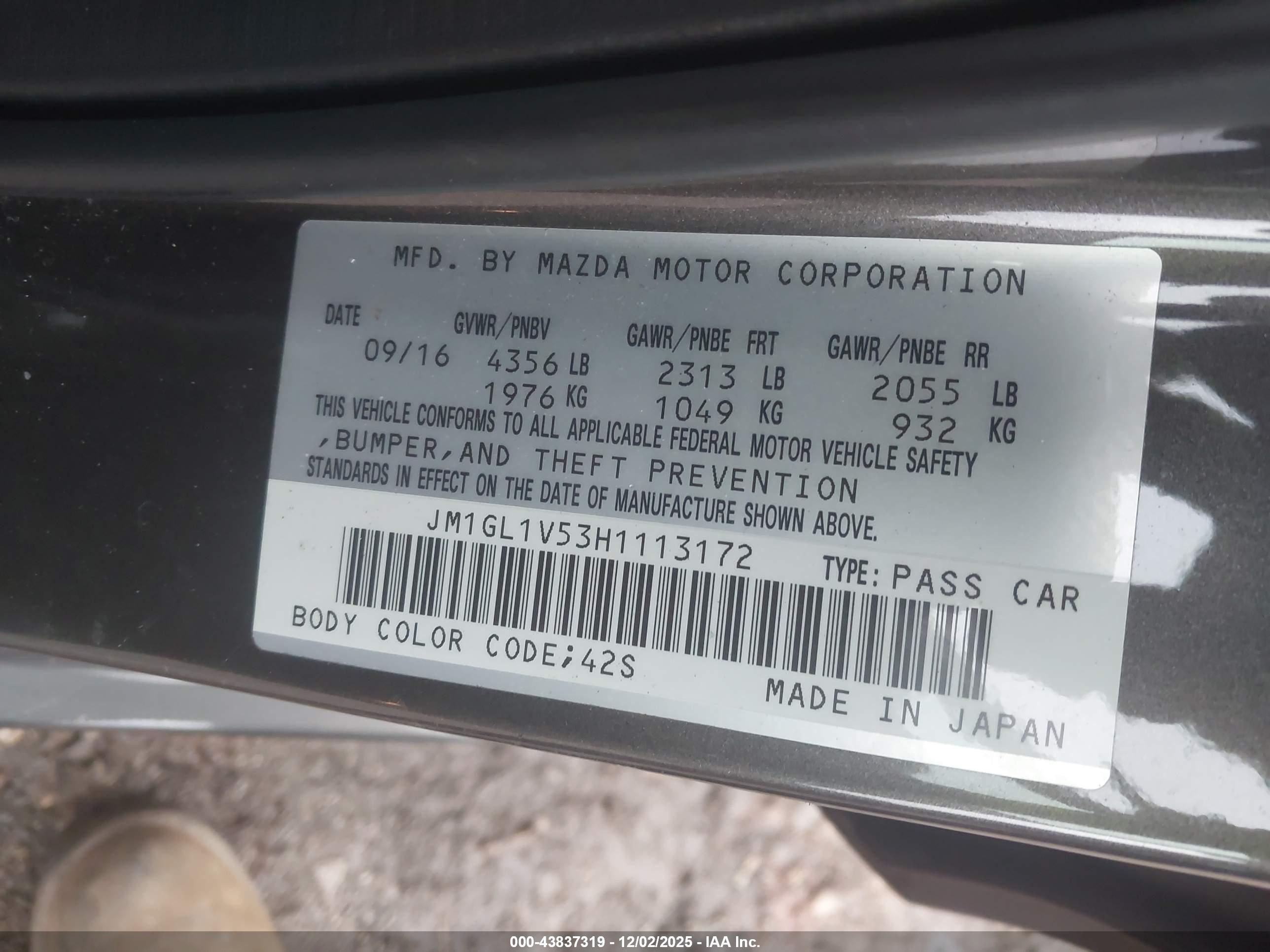 MAZDA MAZDA6 image 9