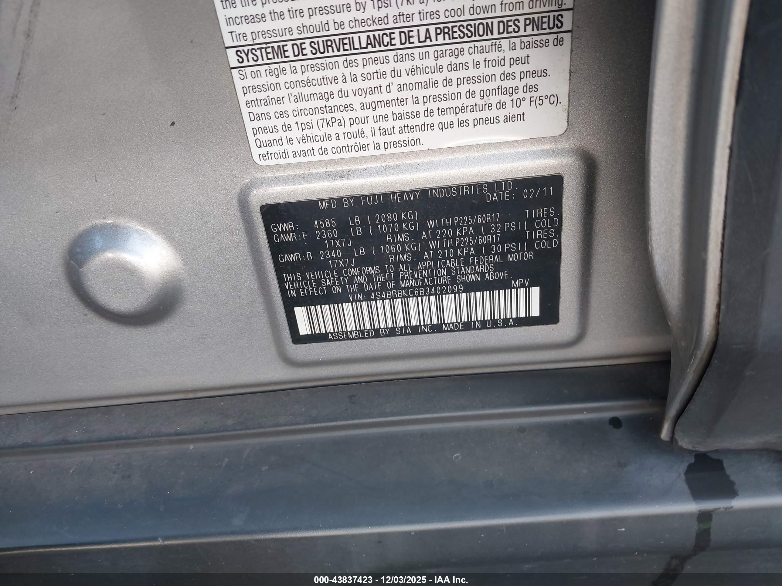SUBARU OUTBACK image 9