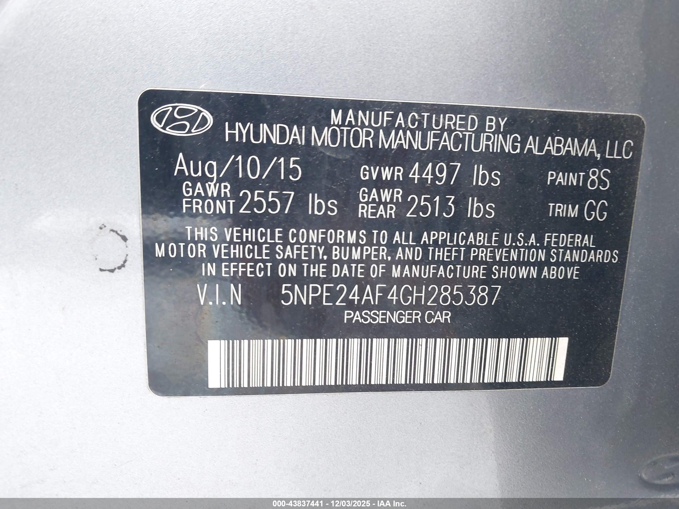 HYUNDAI SONATA image 9