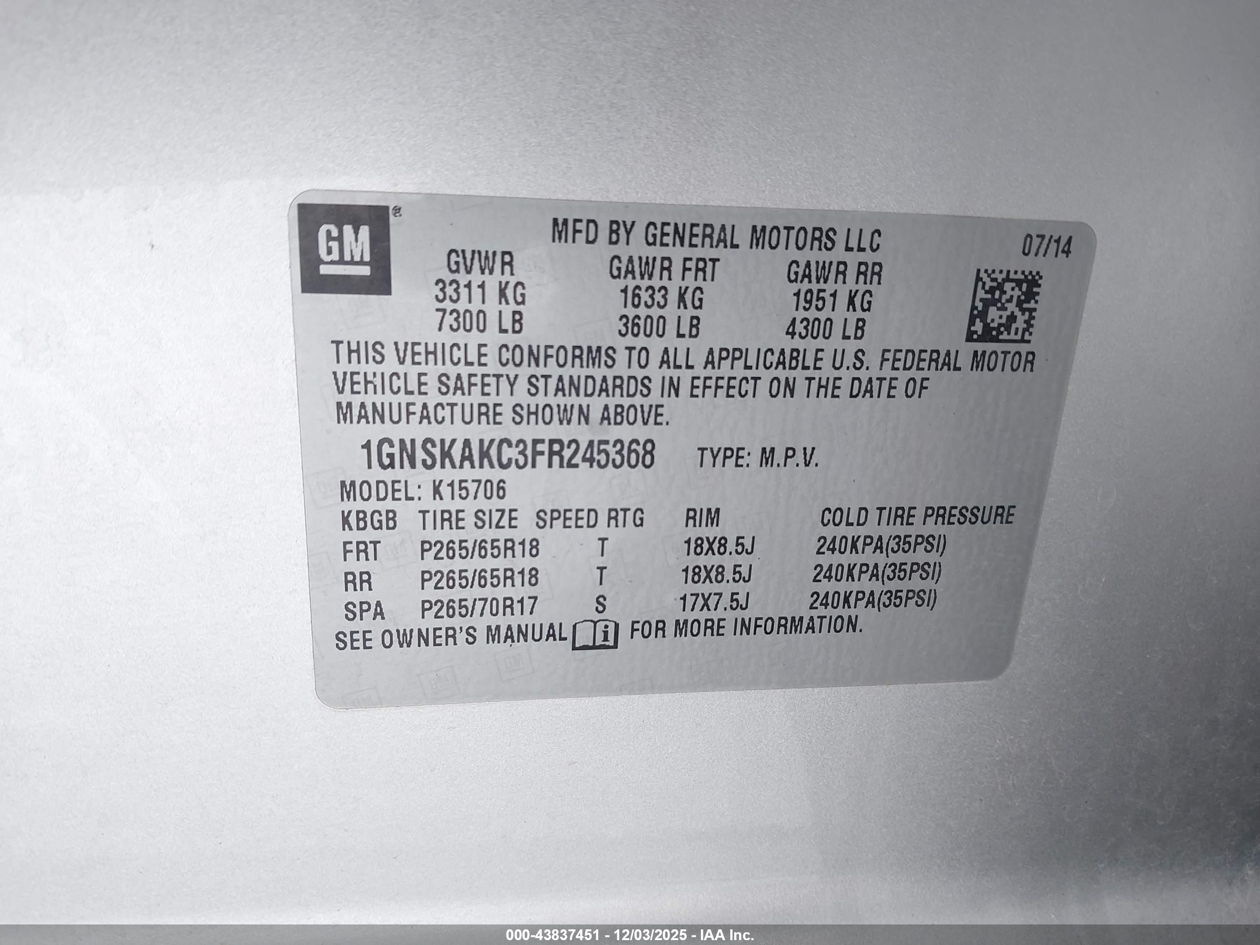 CHEVROLET TAHOE image 9