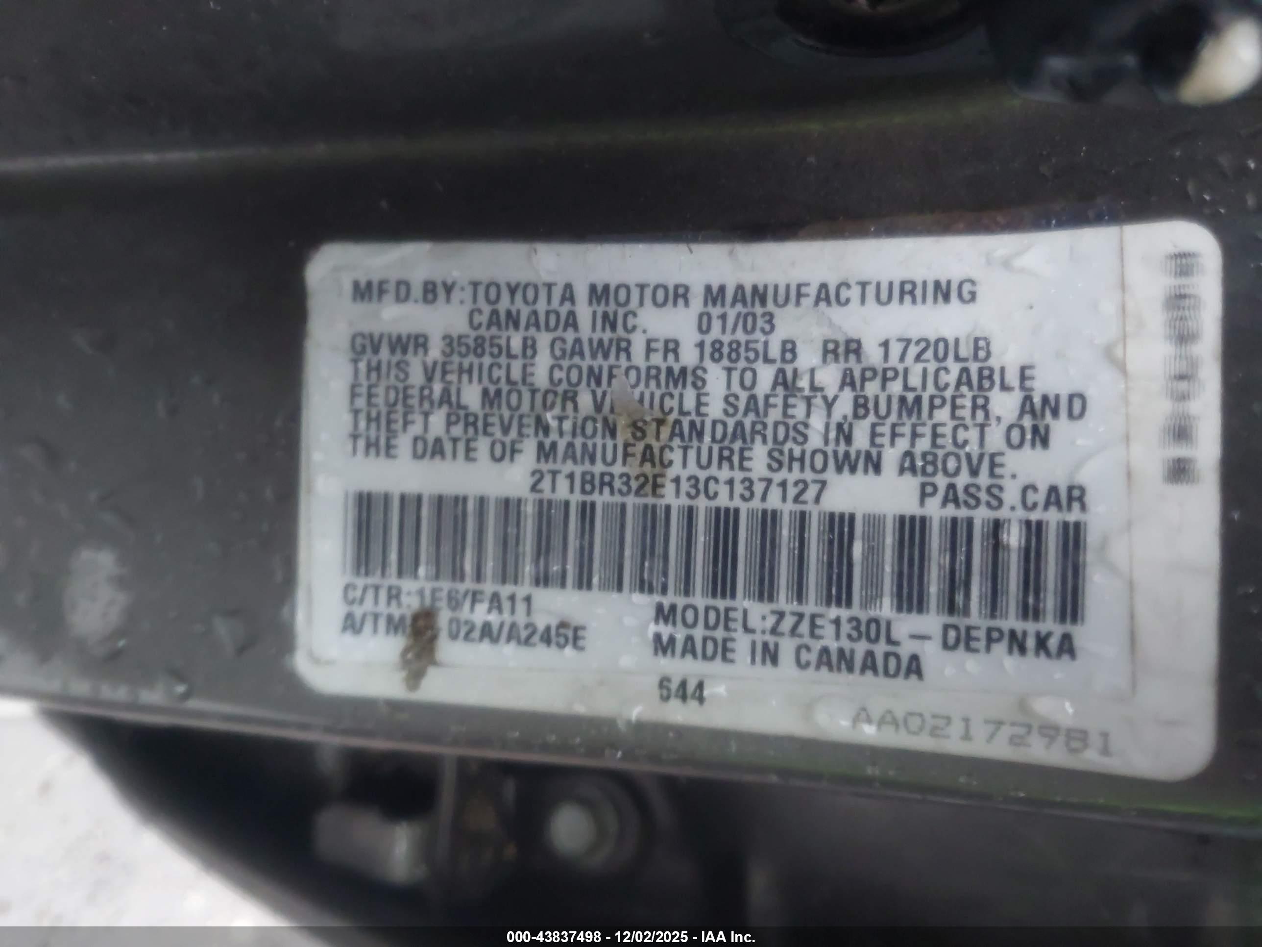 TOYOTA COROLLA image 9