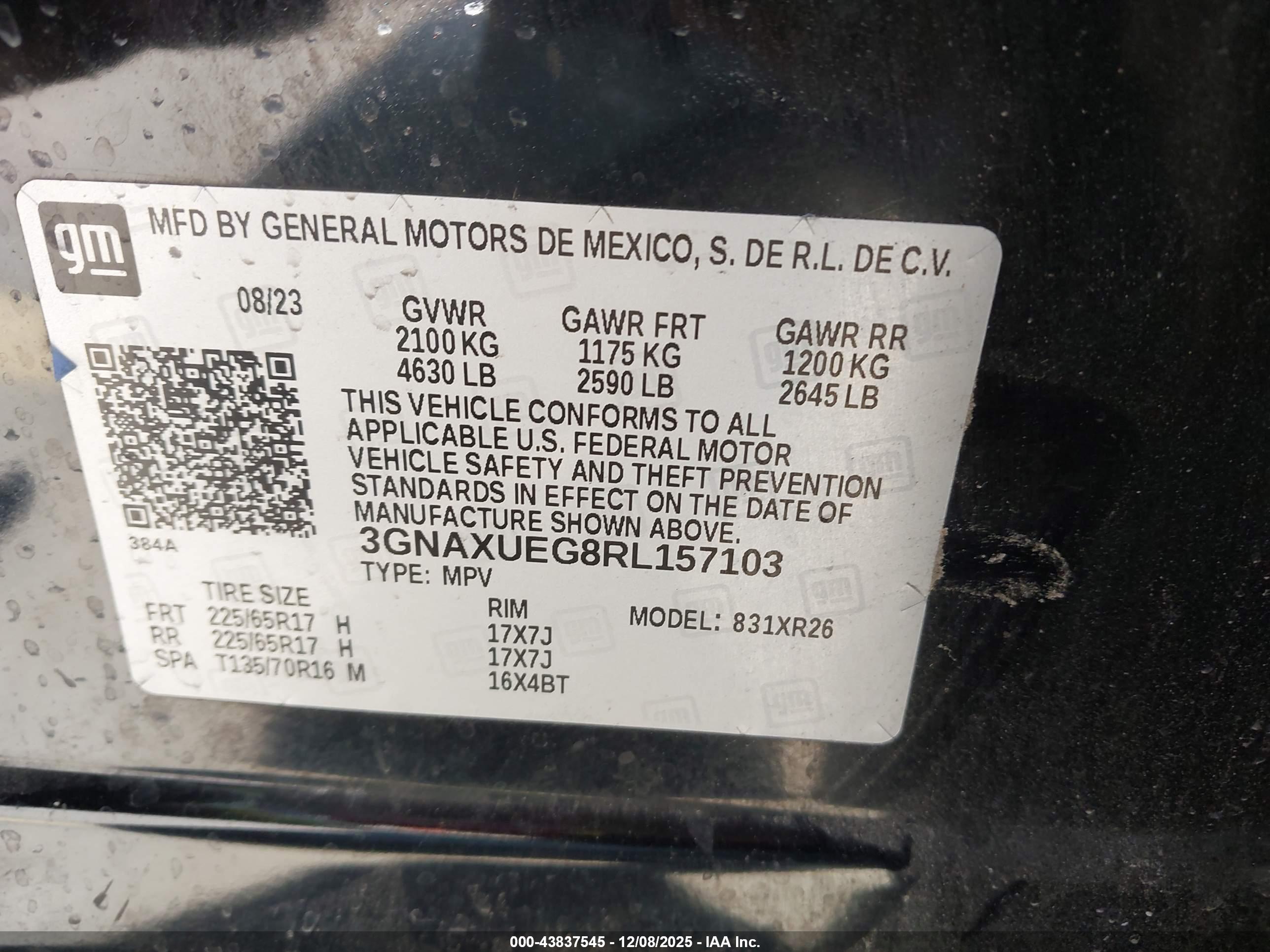 CHEVROLET EQUINOX image 9