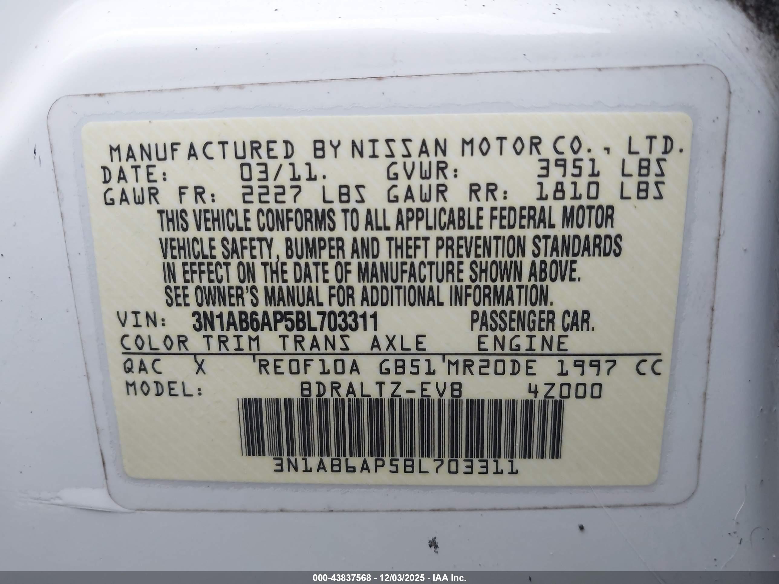 NISSAN SENTRA image 9