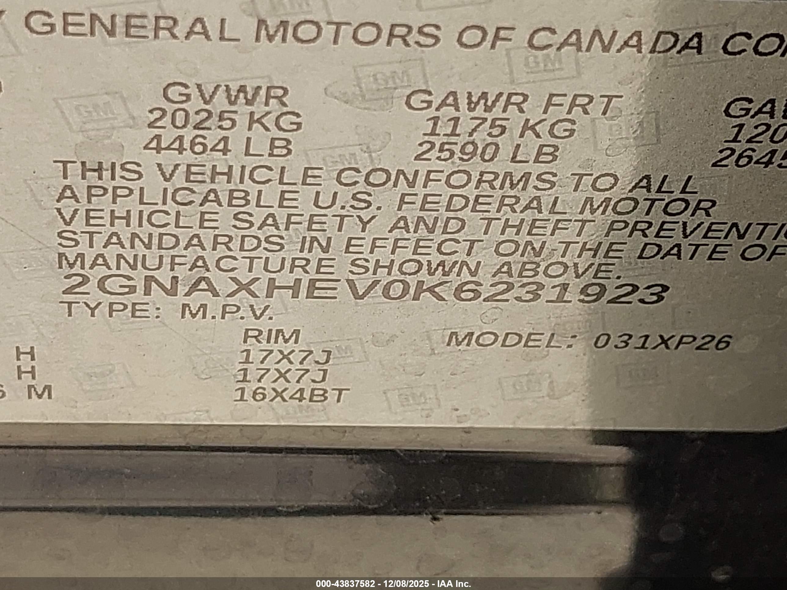 CHEVROLET EQUINOX image 9