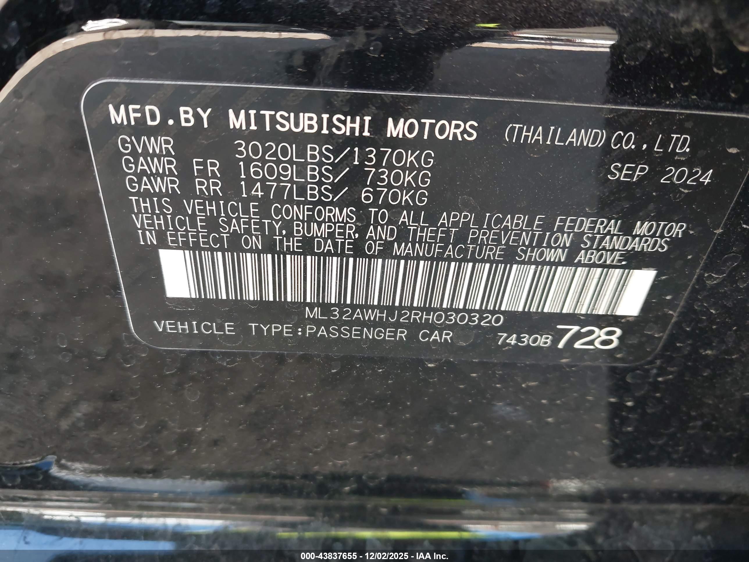 MITSUBISHI MIRAGE image 9