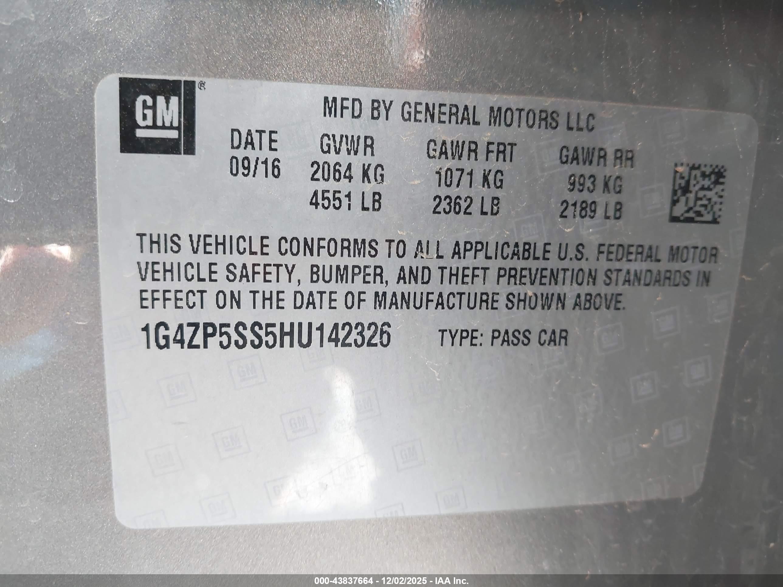 BUICK LACROSSE image 9
