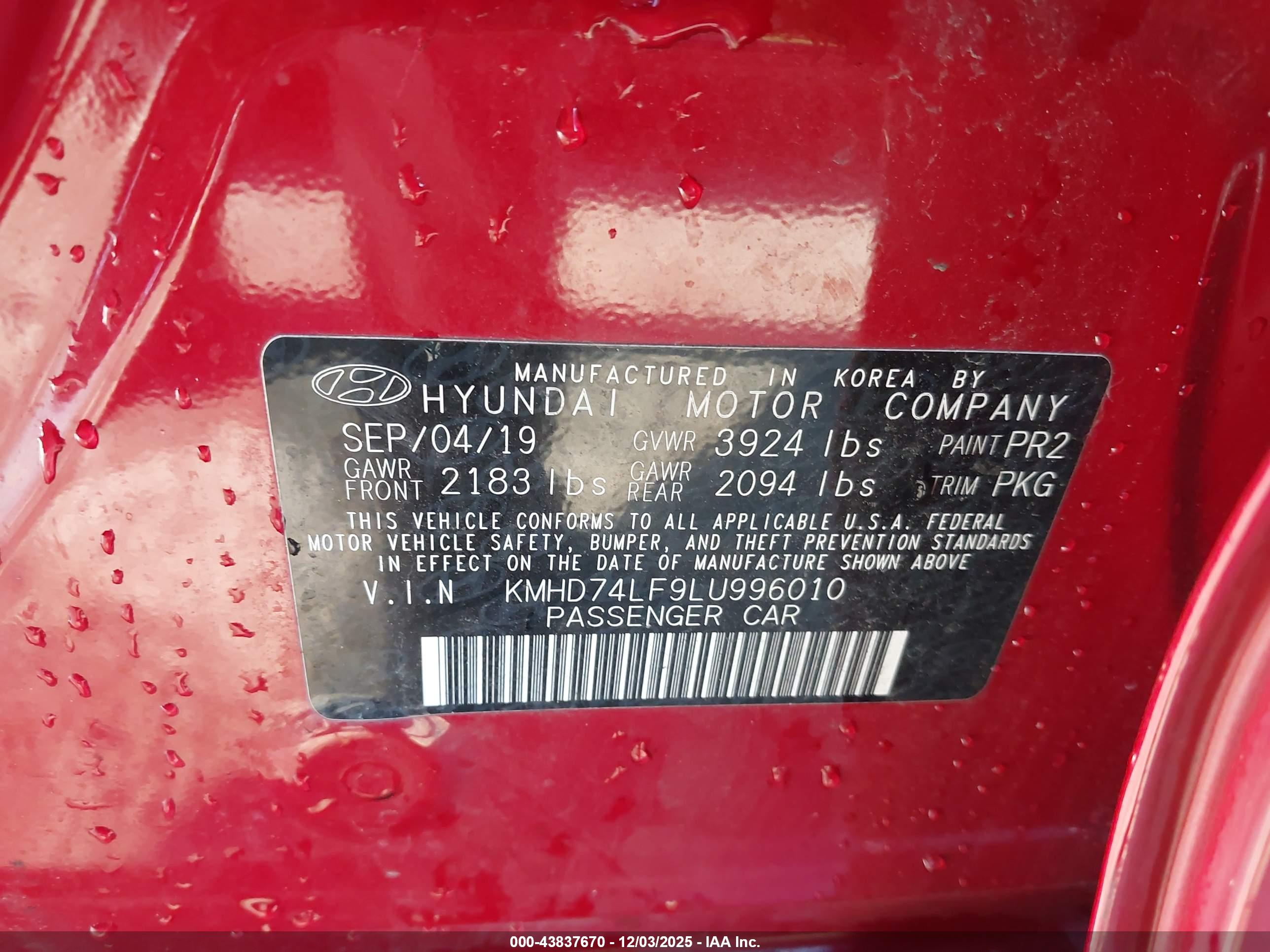 HYUNDAI ELANTRA image 9