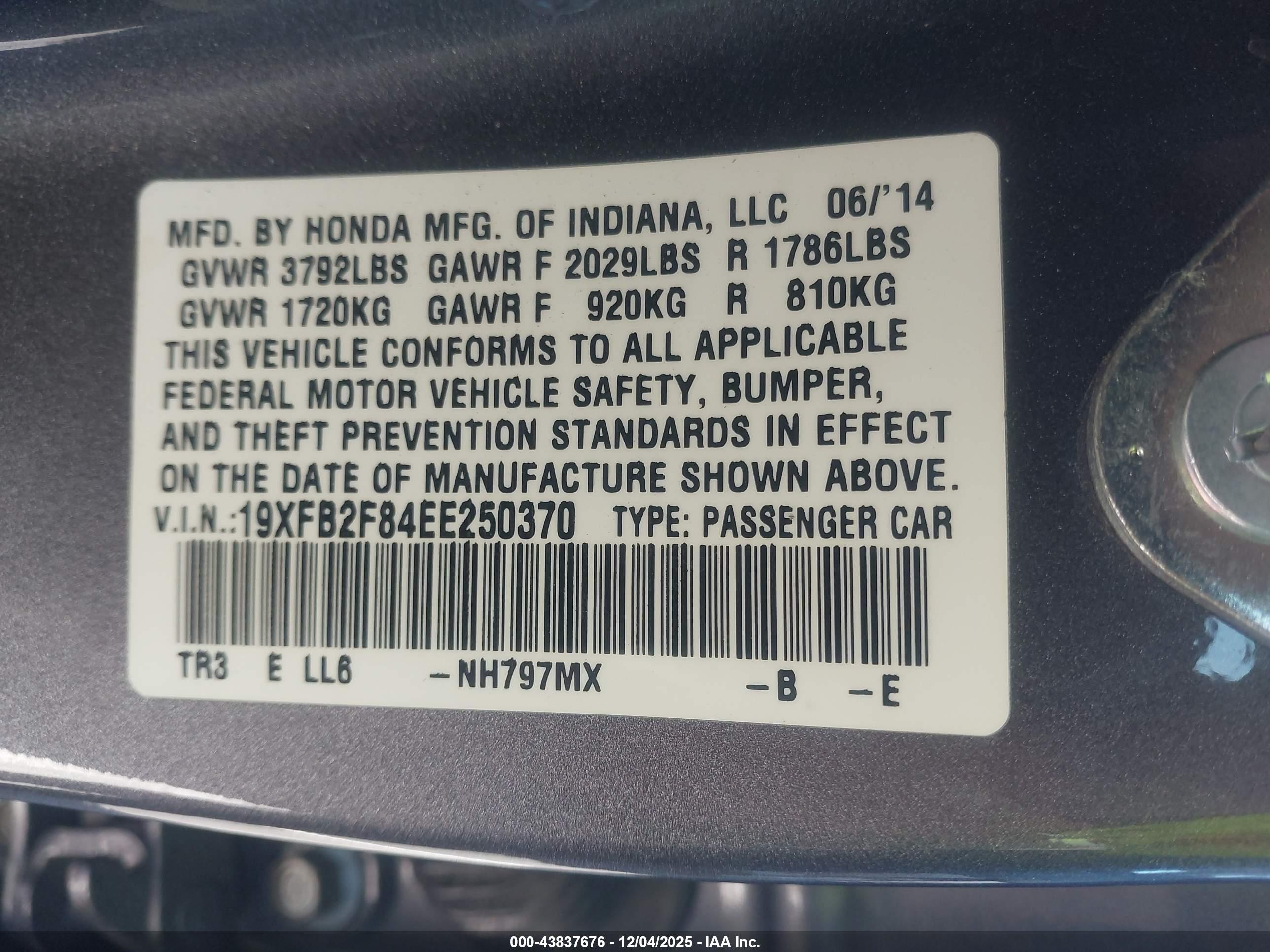 HONDA CIVIC image 9
