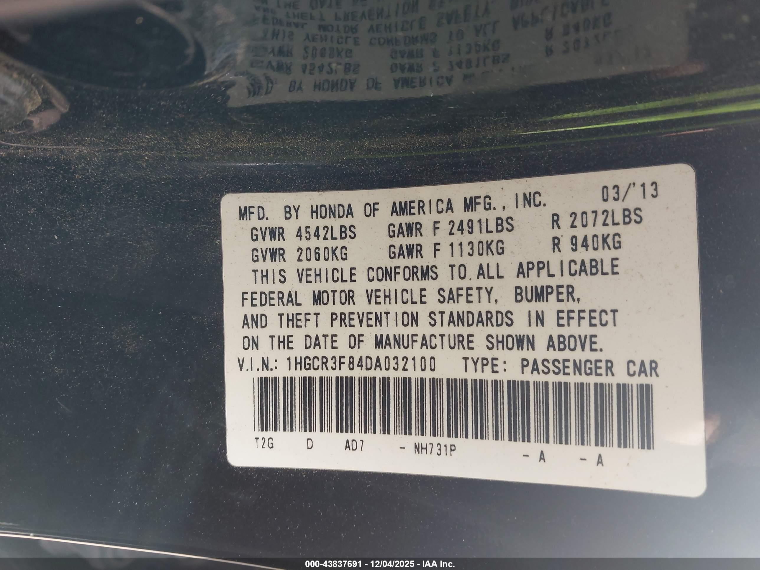 HONDA ACCORD image 9