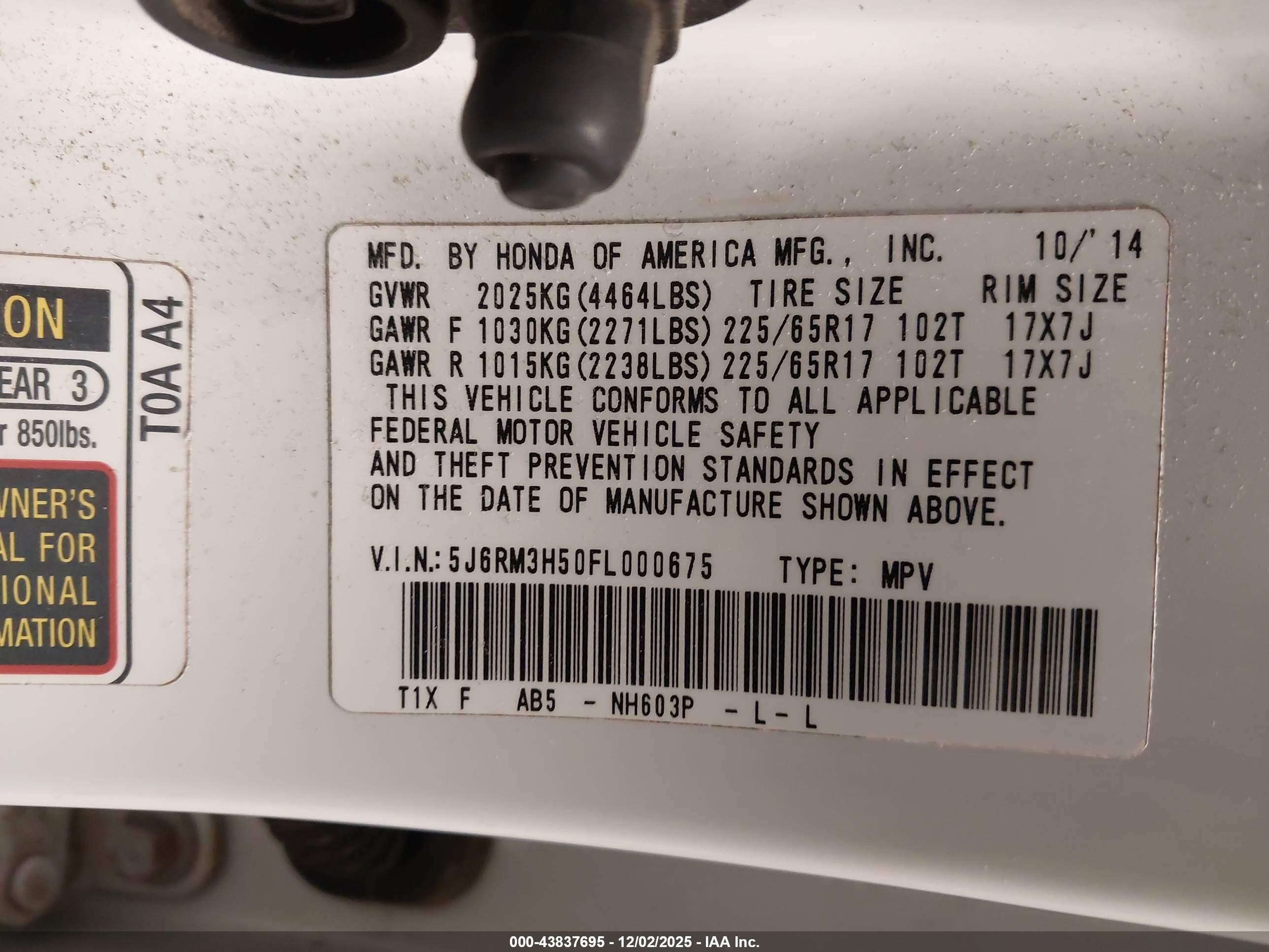 HONDA CR-V image 9