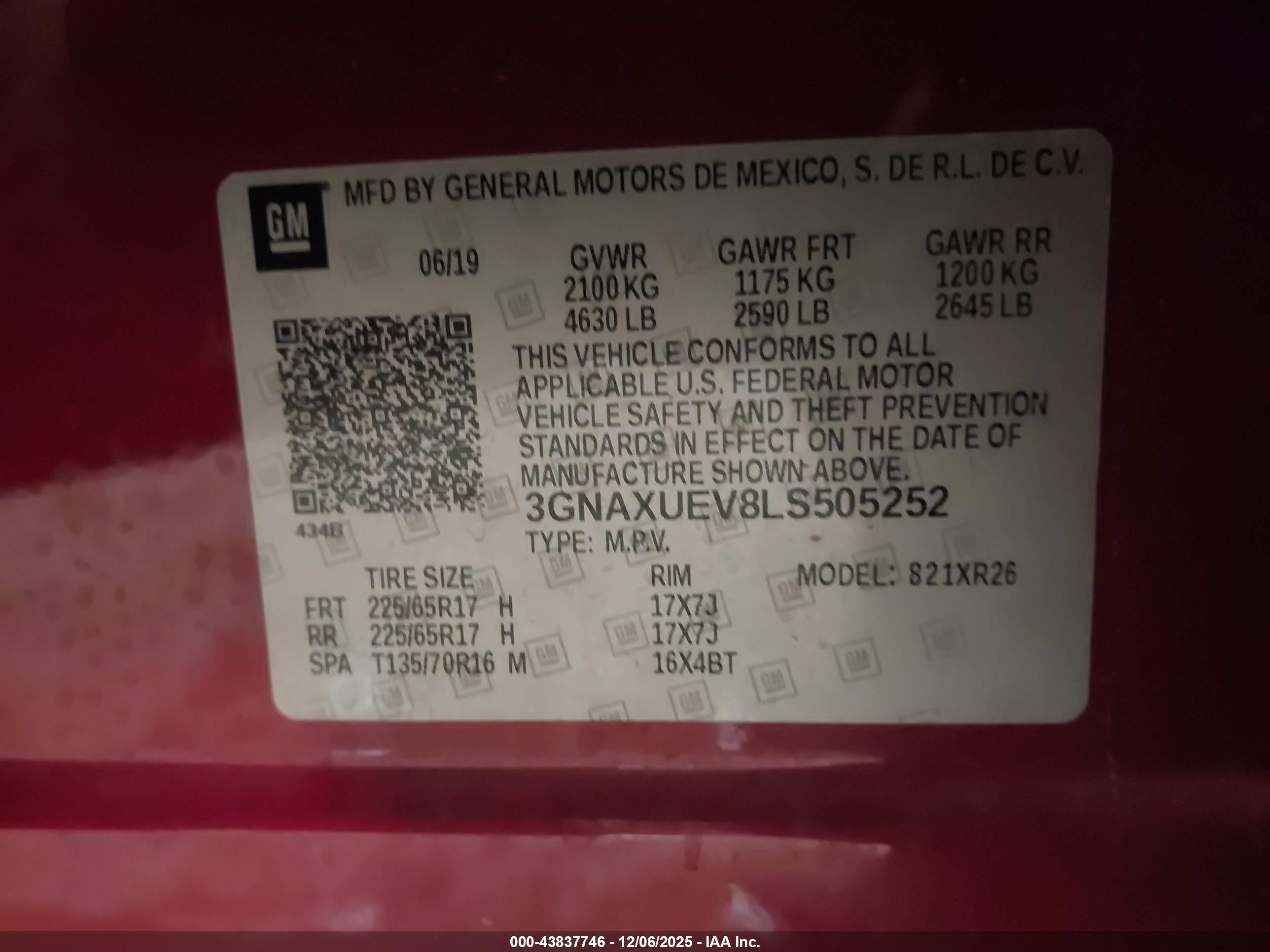 CHEVROLET EQUINOX image 9