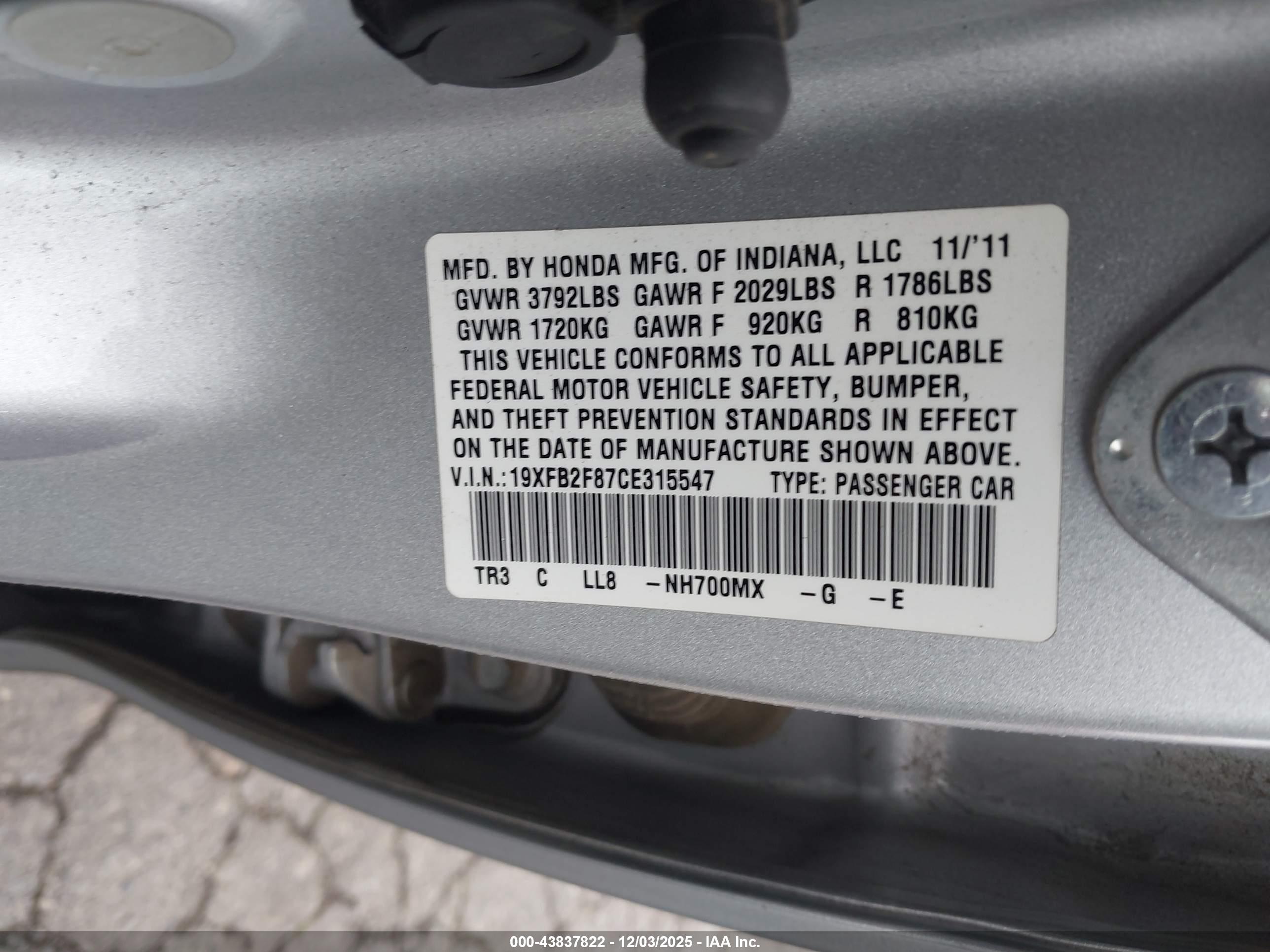 HONDA CIVIC image 9