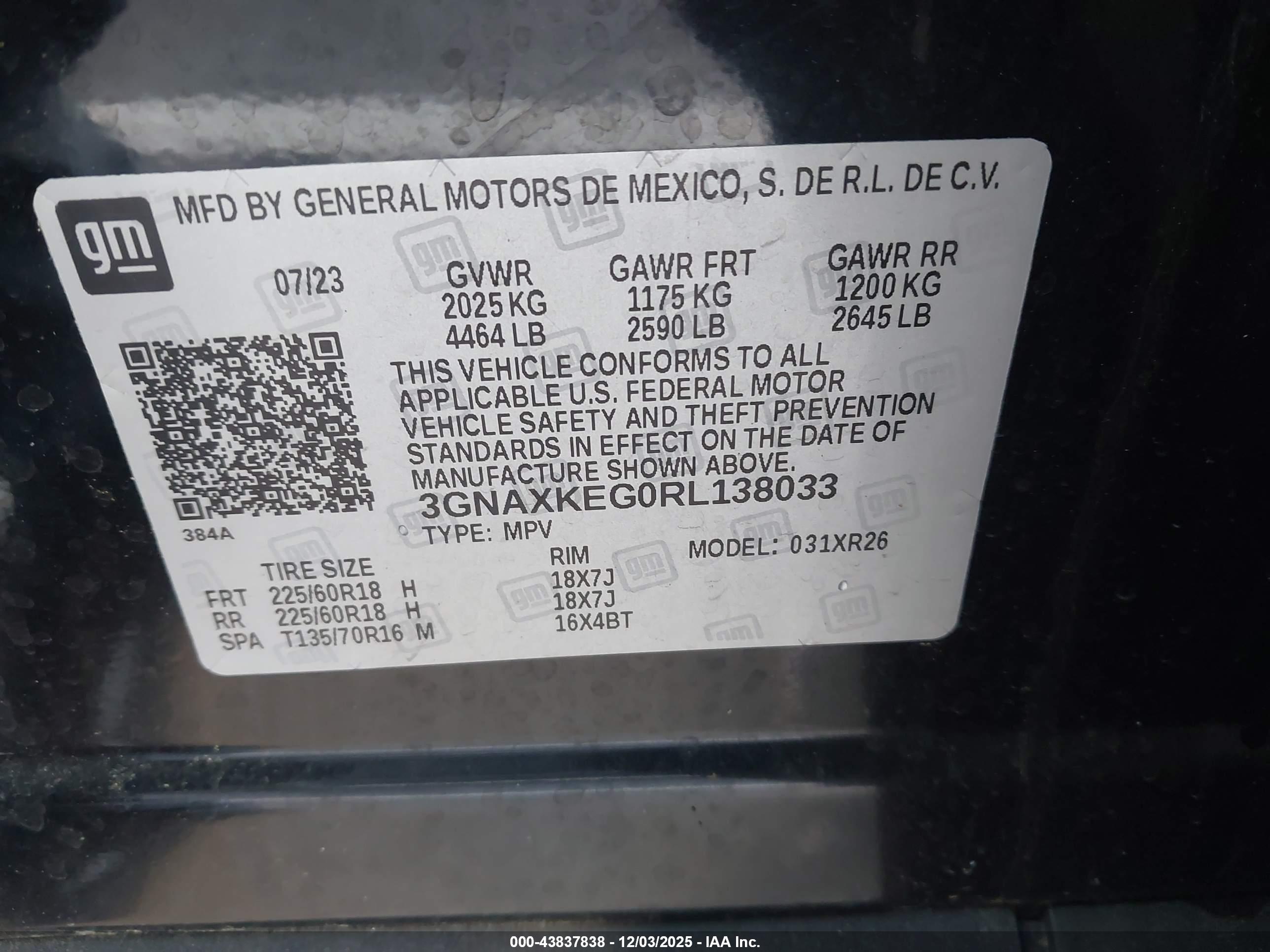 CHEVROLET EQUINOX image 9