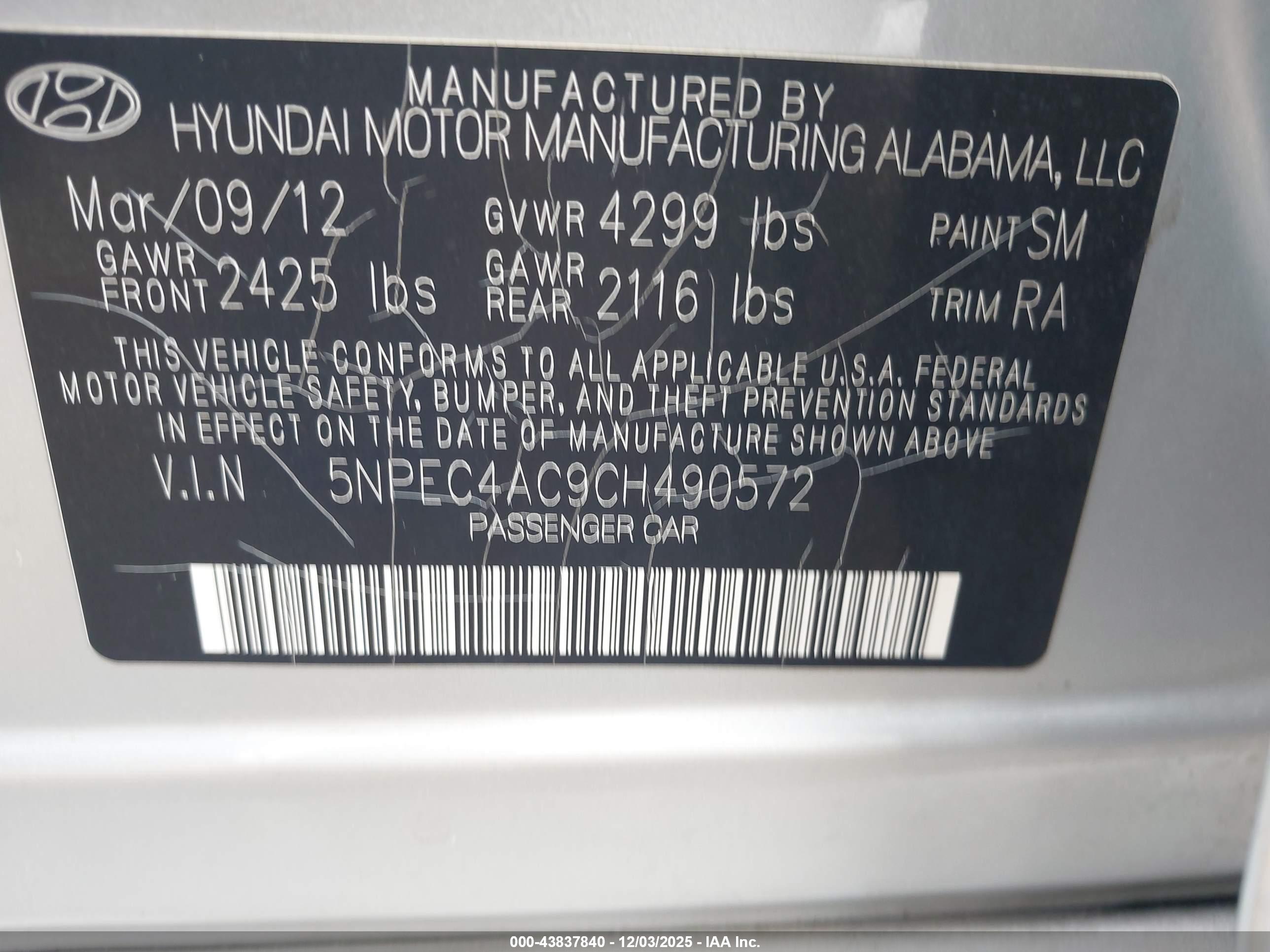 HYUNDAI SONATA image 9
