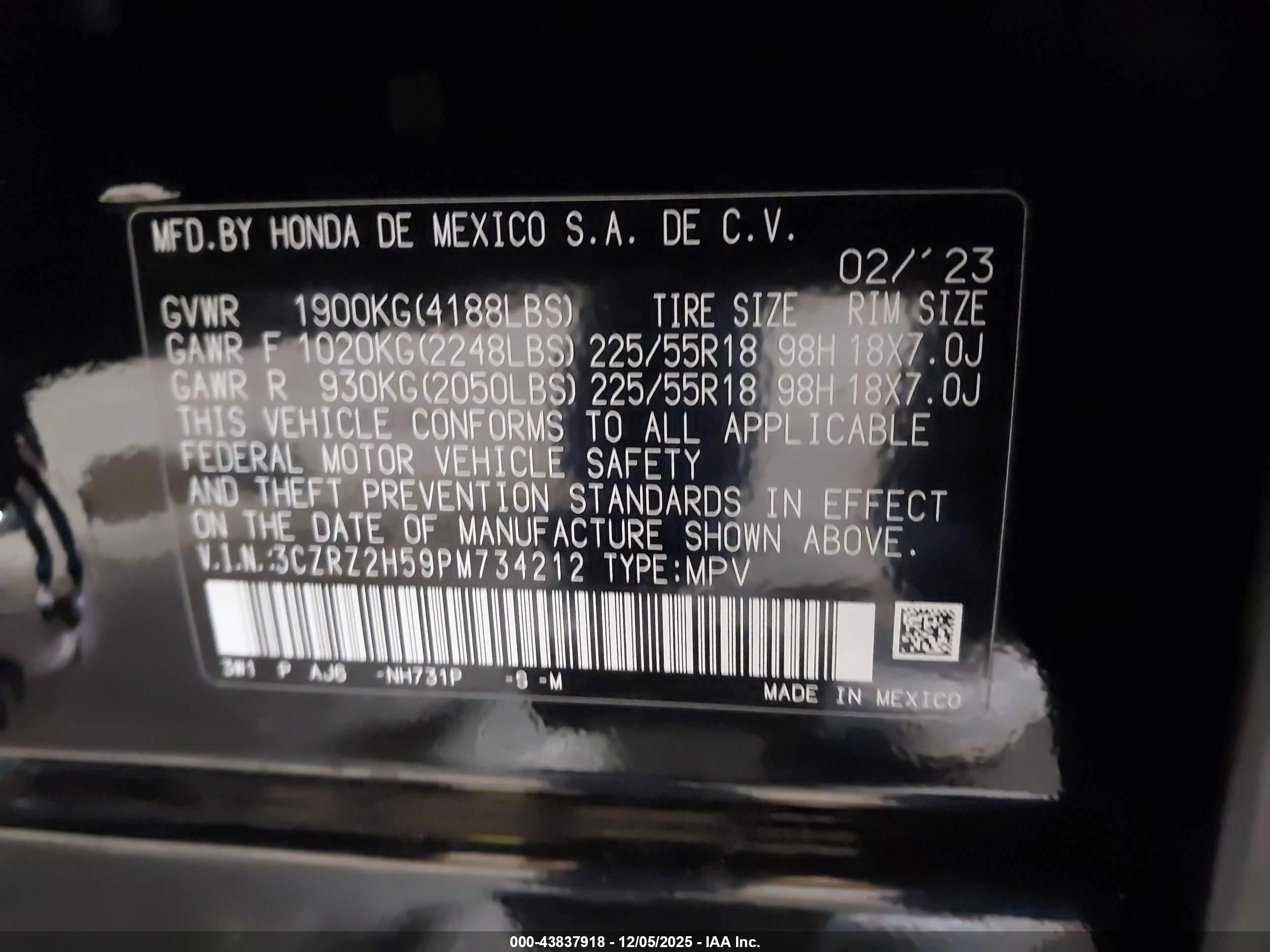 HONDA HR-V image 9