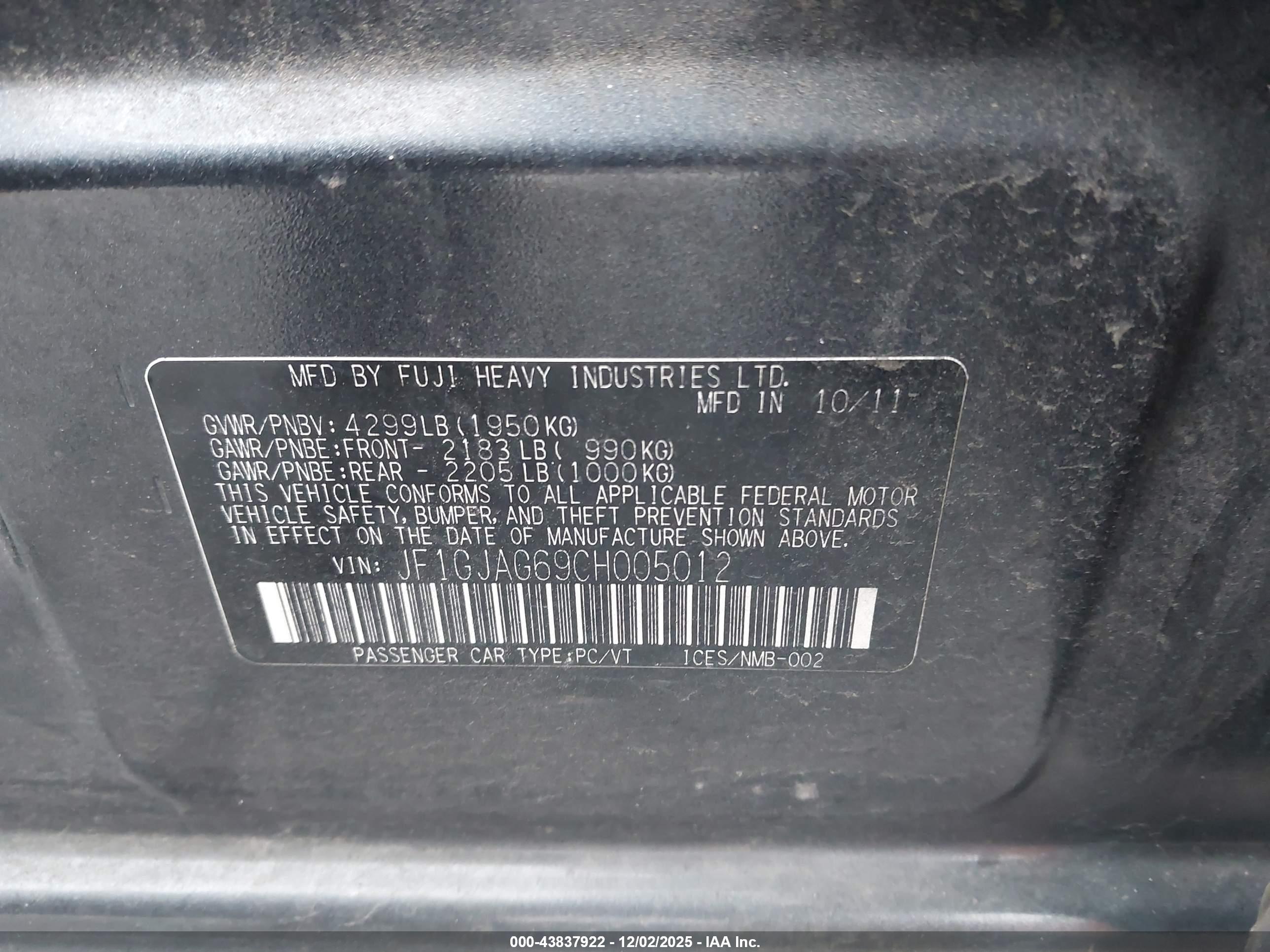 SUBARU IMPREZA image 9