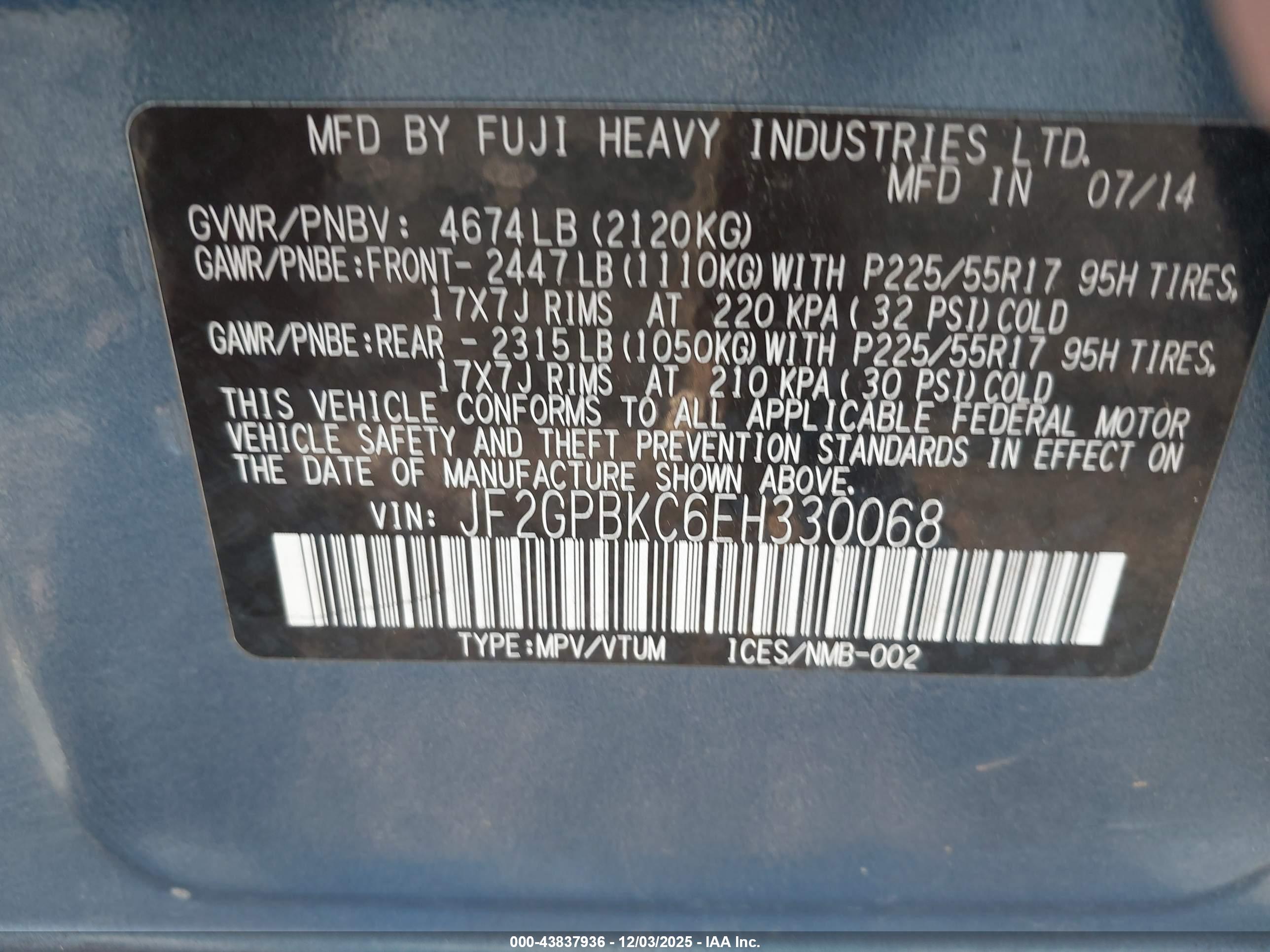 SUBARU XV image 9