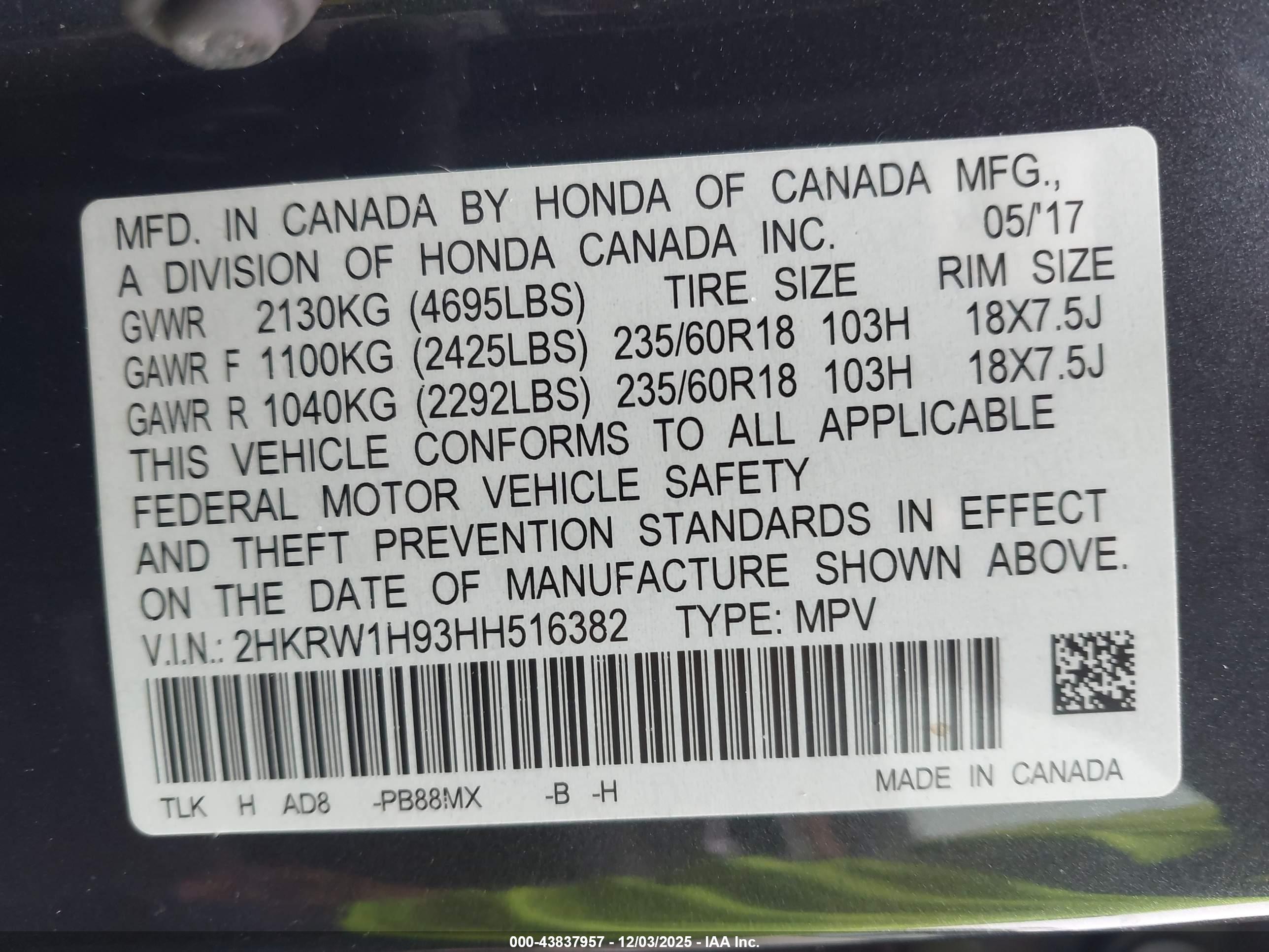 HONDA CR-V image 9