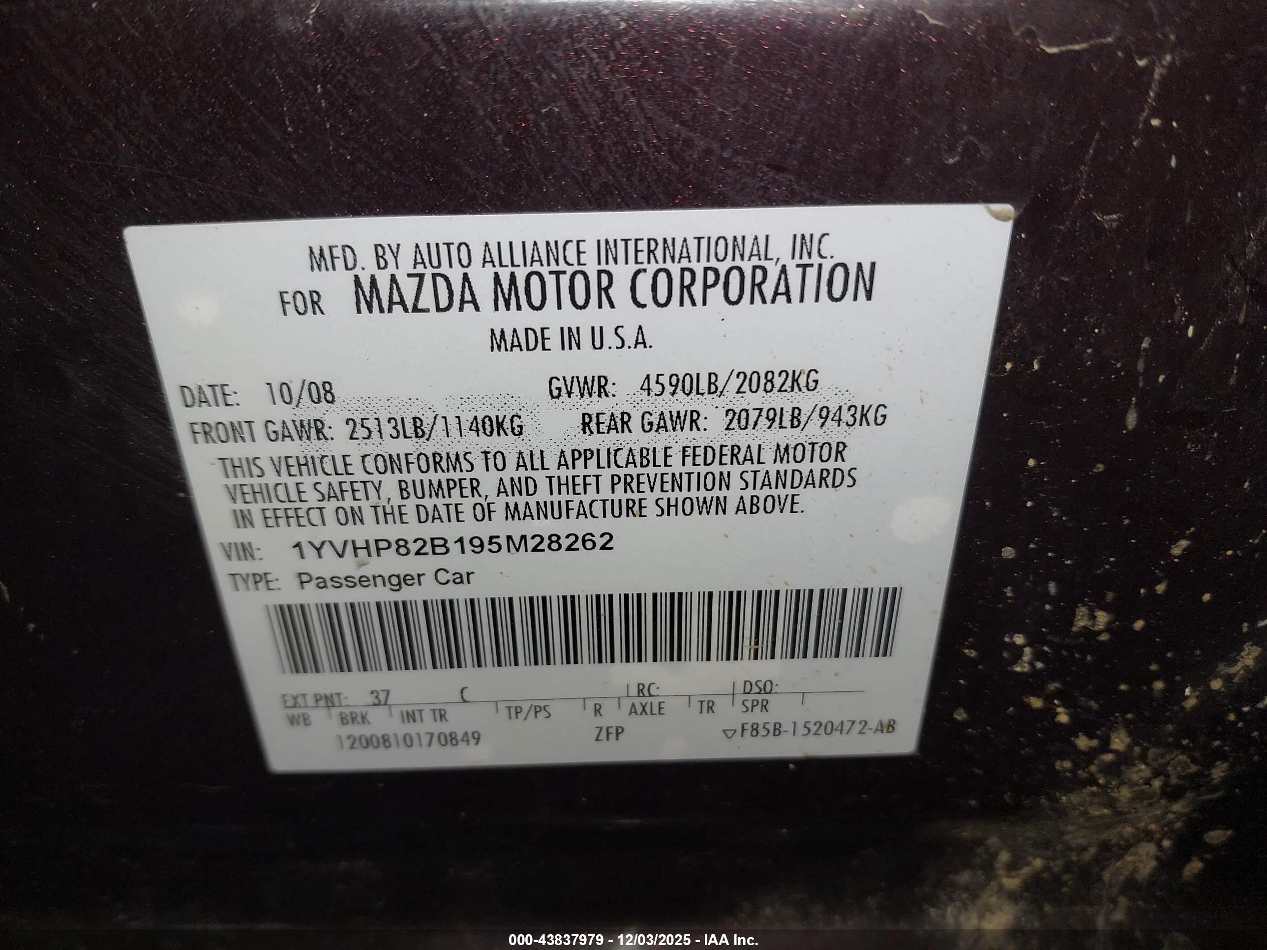 MAZDA MAZDA6 image 9