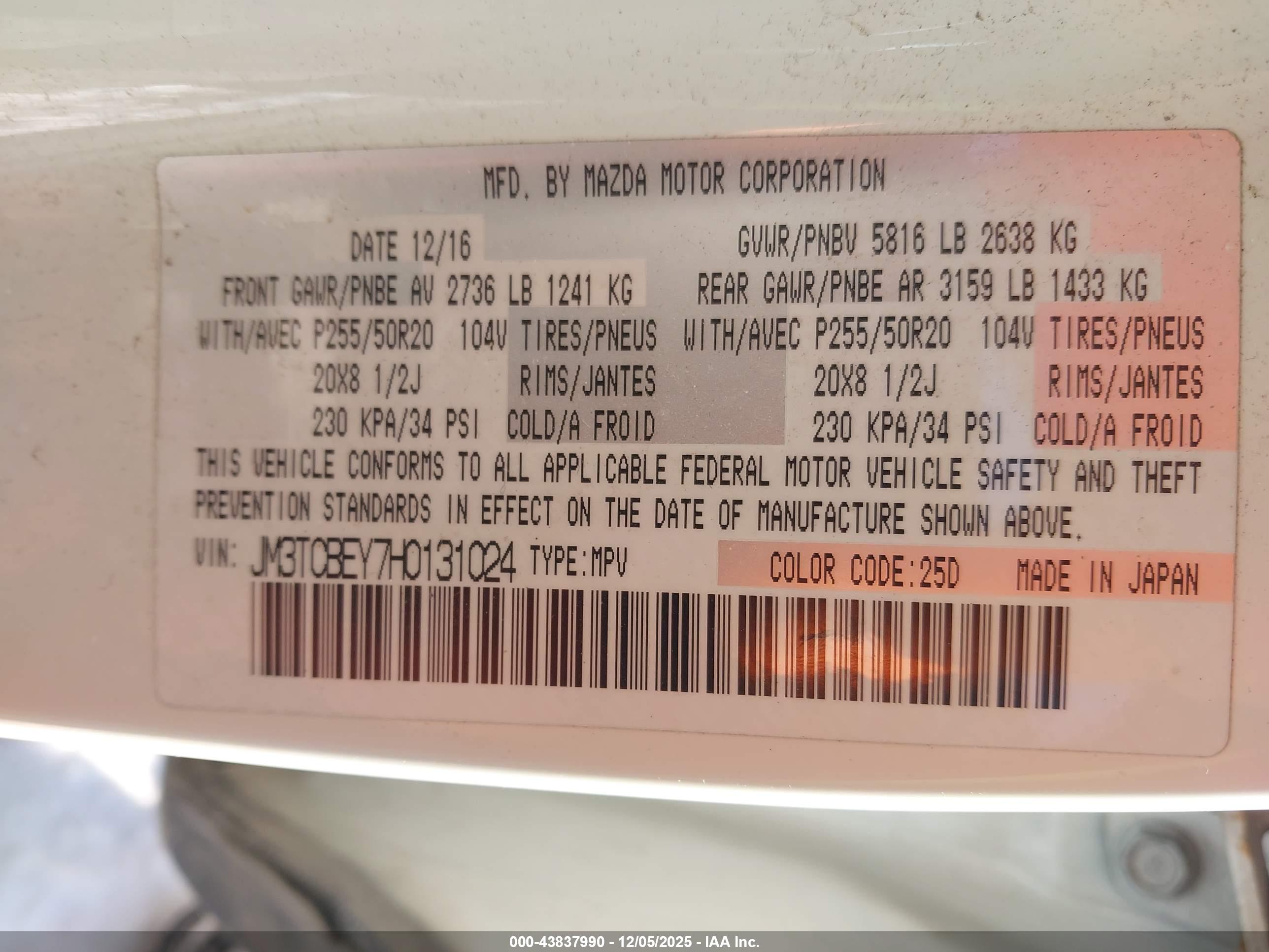 MAZDA CX-9 image 9
