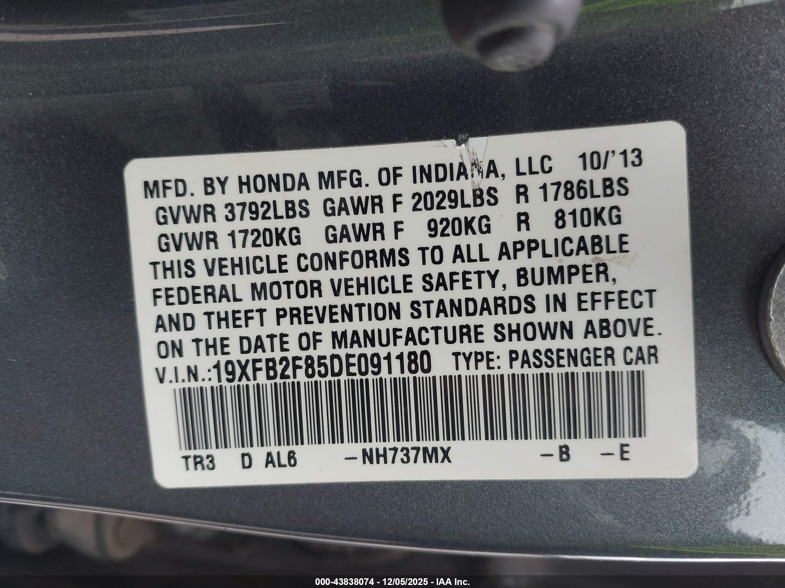 HONDA CIVIC image 9