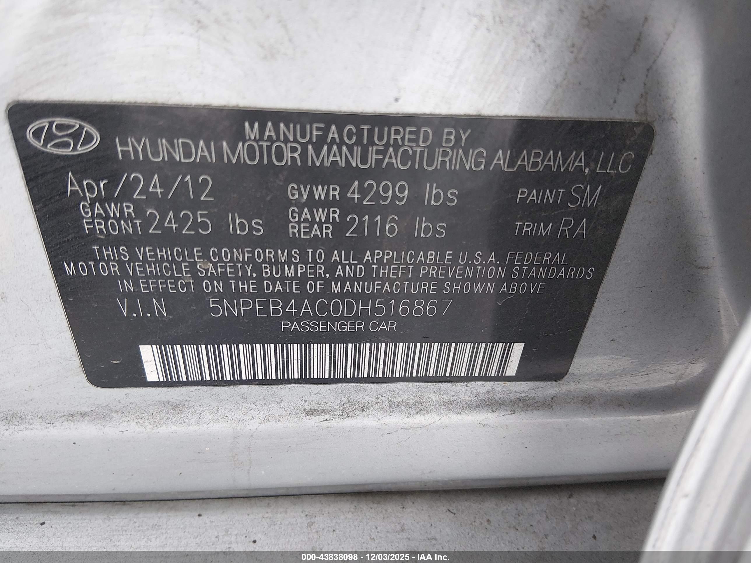 HYUNDAI SONATA image 9