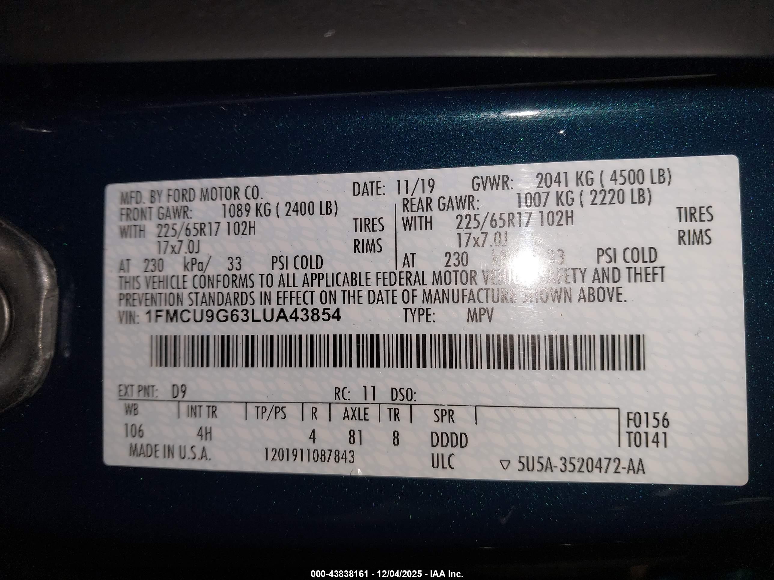 FORD ESCAPE image 9