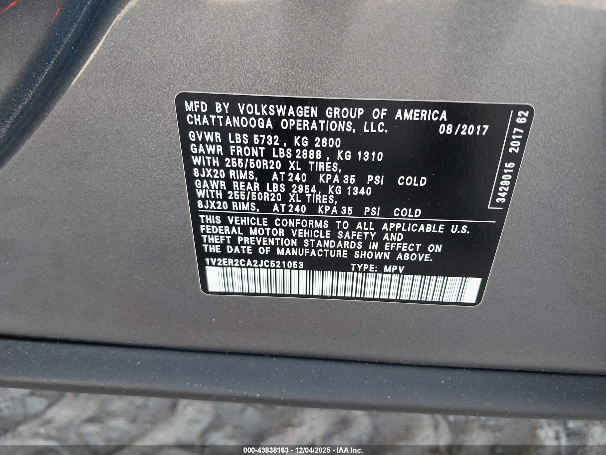 VOLKSWAGEN ATLAS image 9