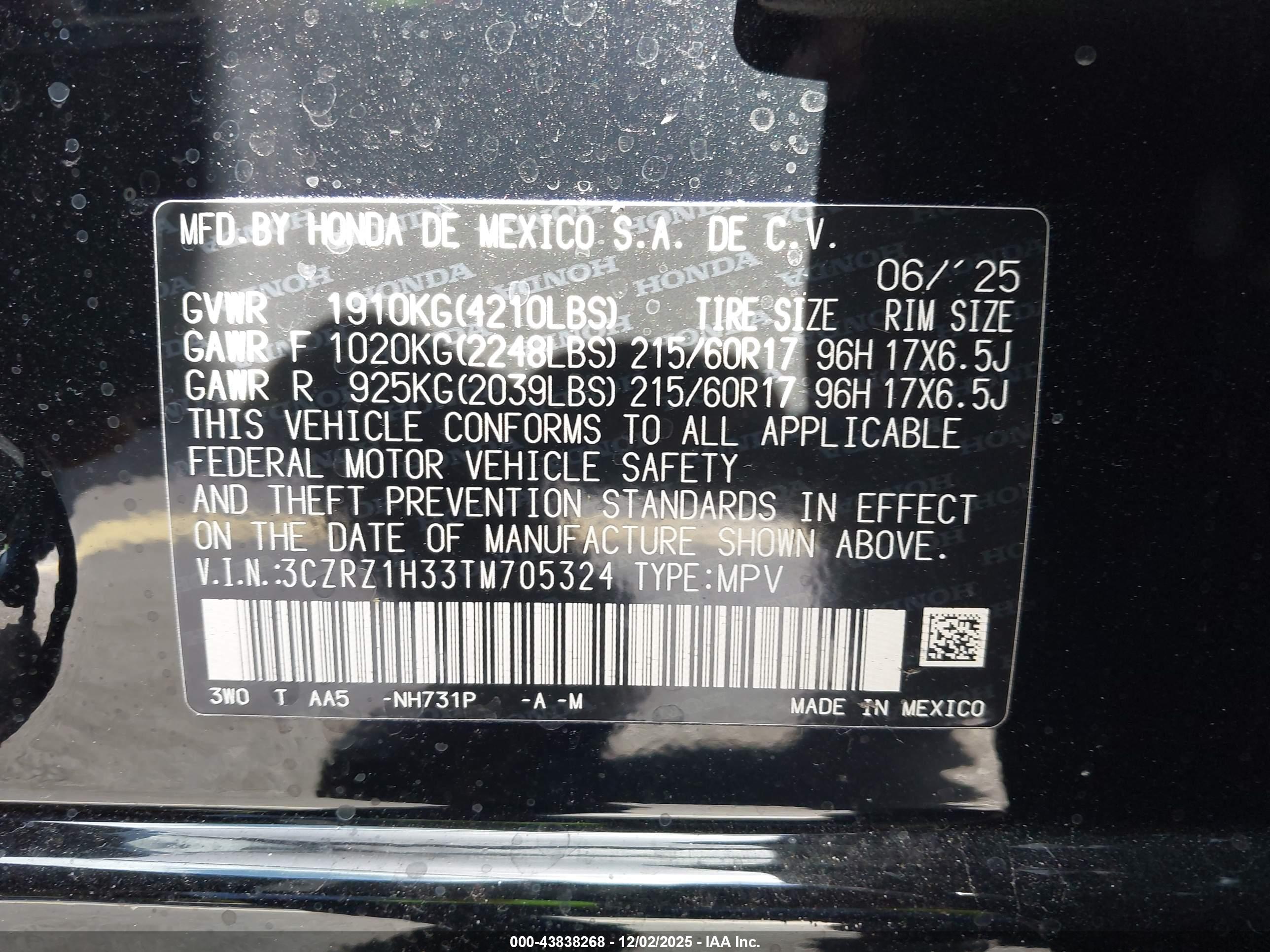 HONDA HR-V image 9