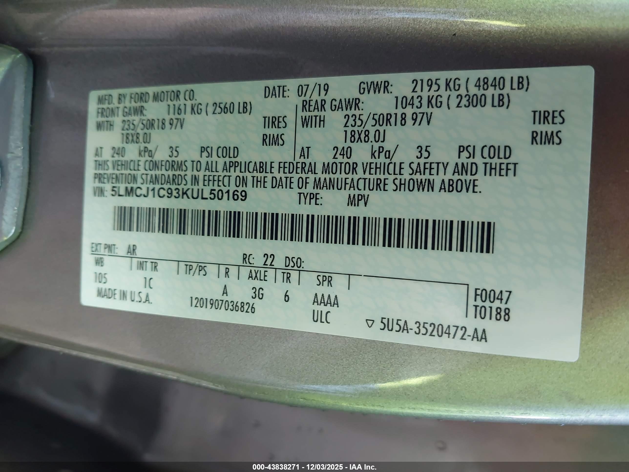 LINCOLN MKC image 9