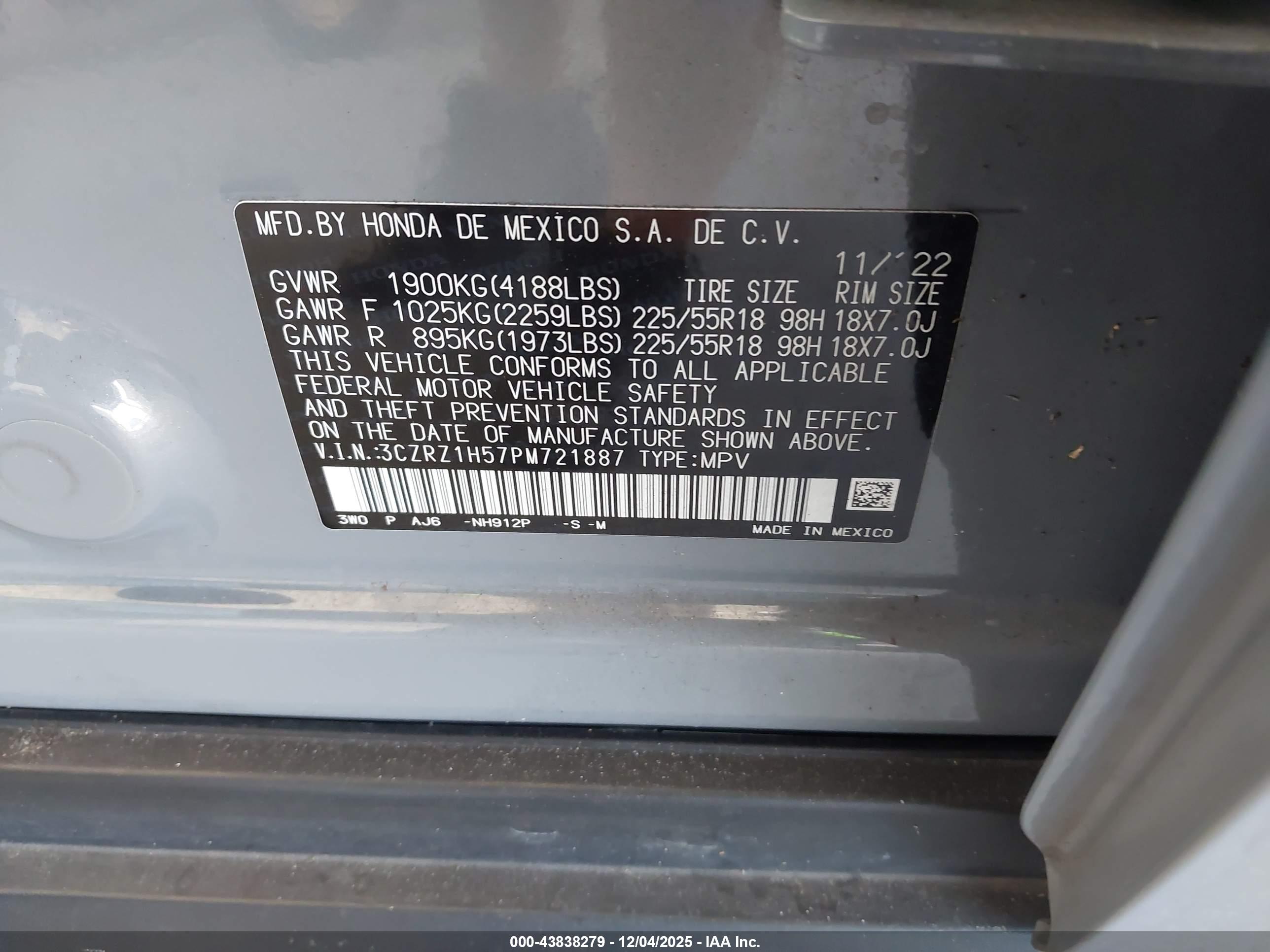 HONDA HR-V image 9