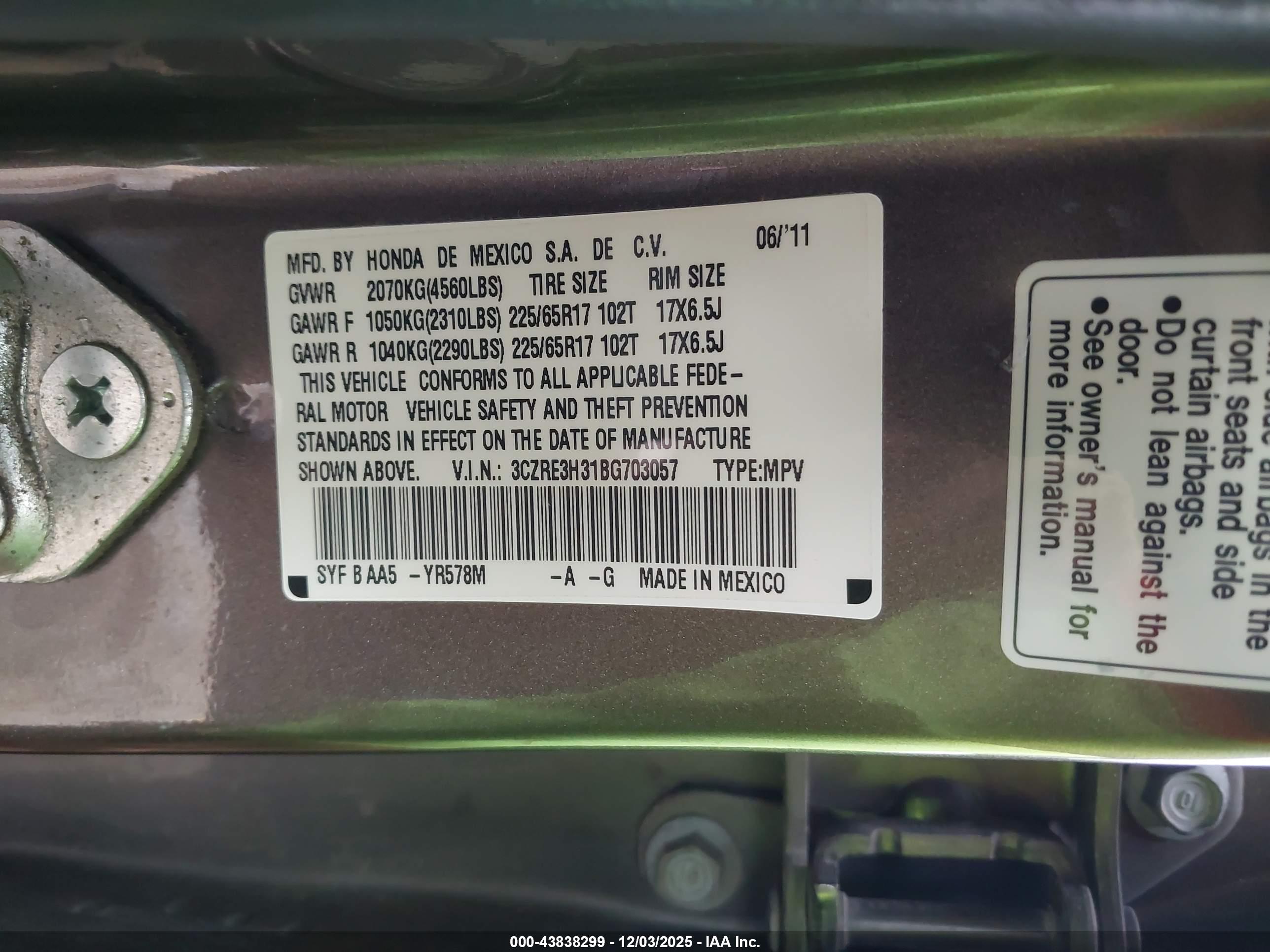 HONDA CR-V image 9