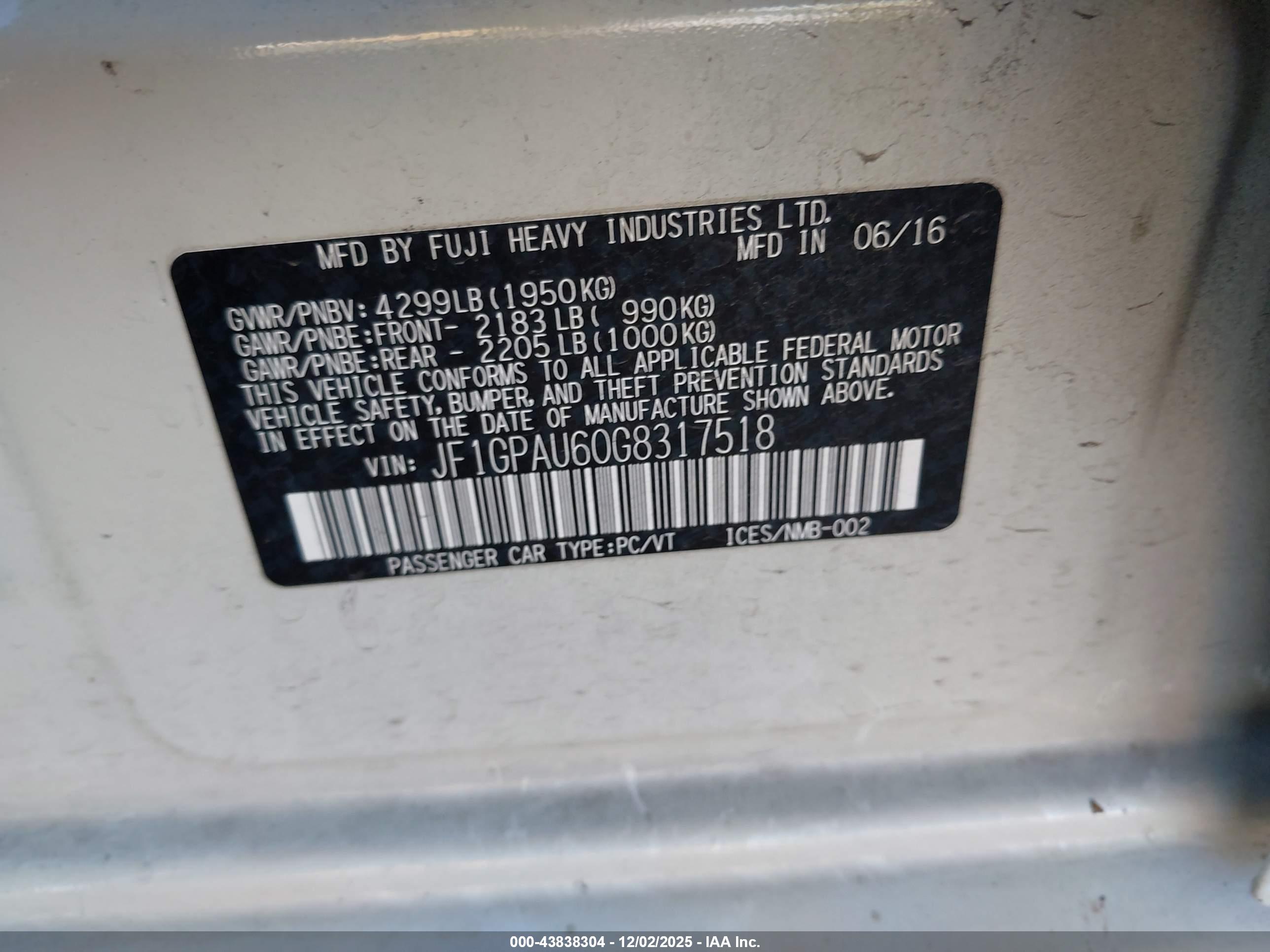 SUBARU IMPREZA image 9