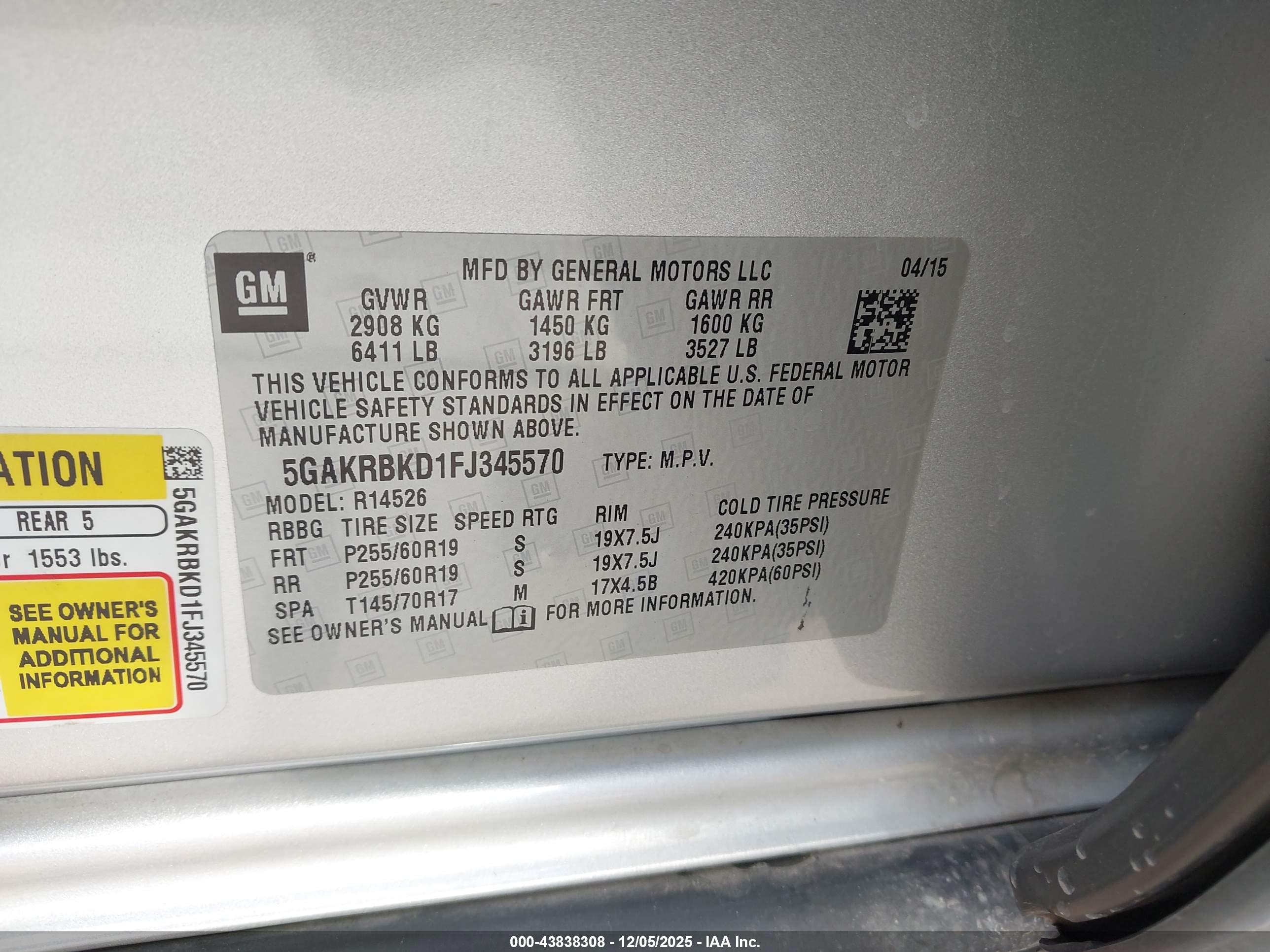 BUICK ENCLAVE image 9