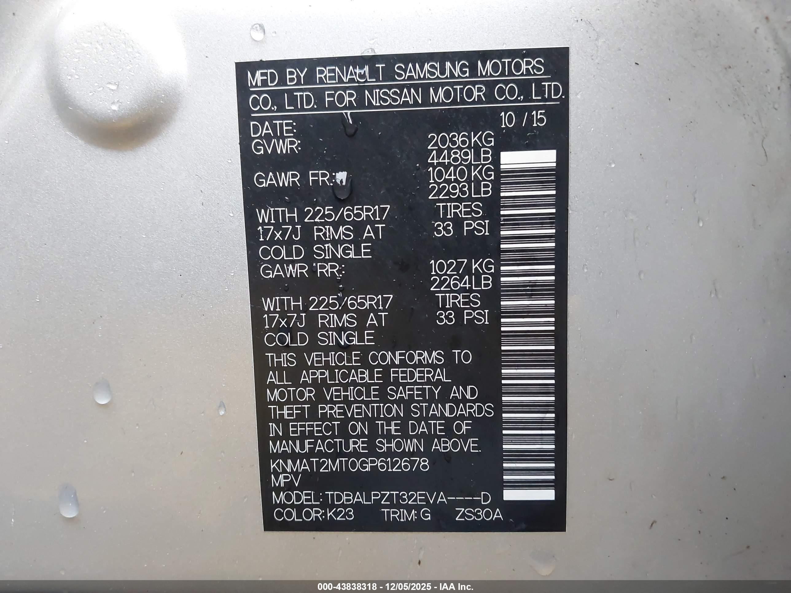 NISSAN ROGUE image 9