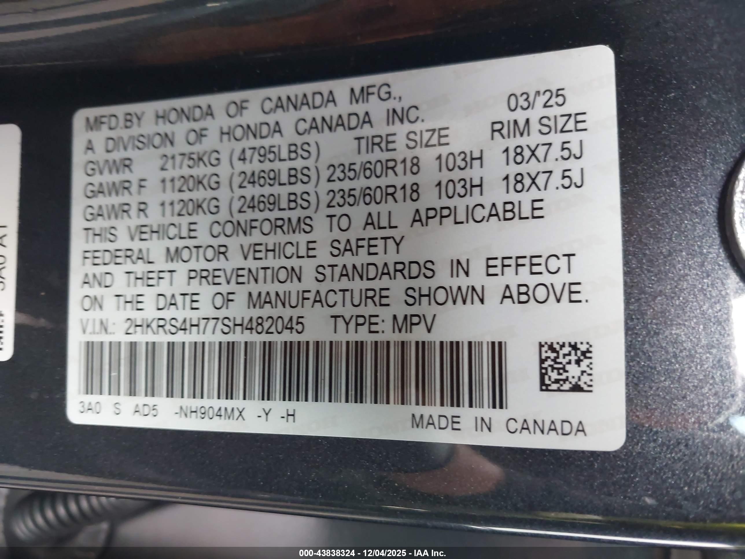 HONDA CR-V image 9