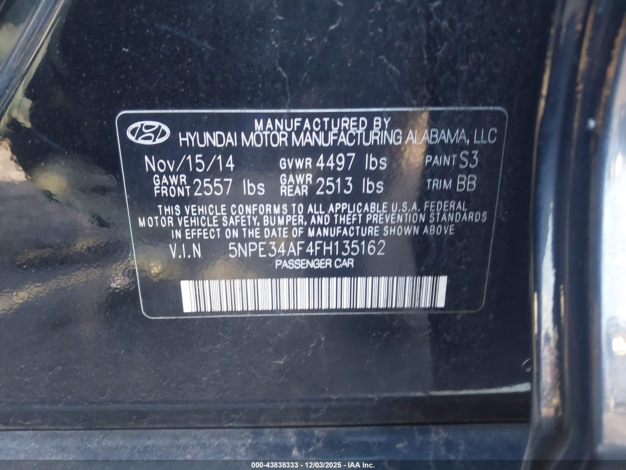 HYUNDAI SONATA image 9