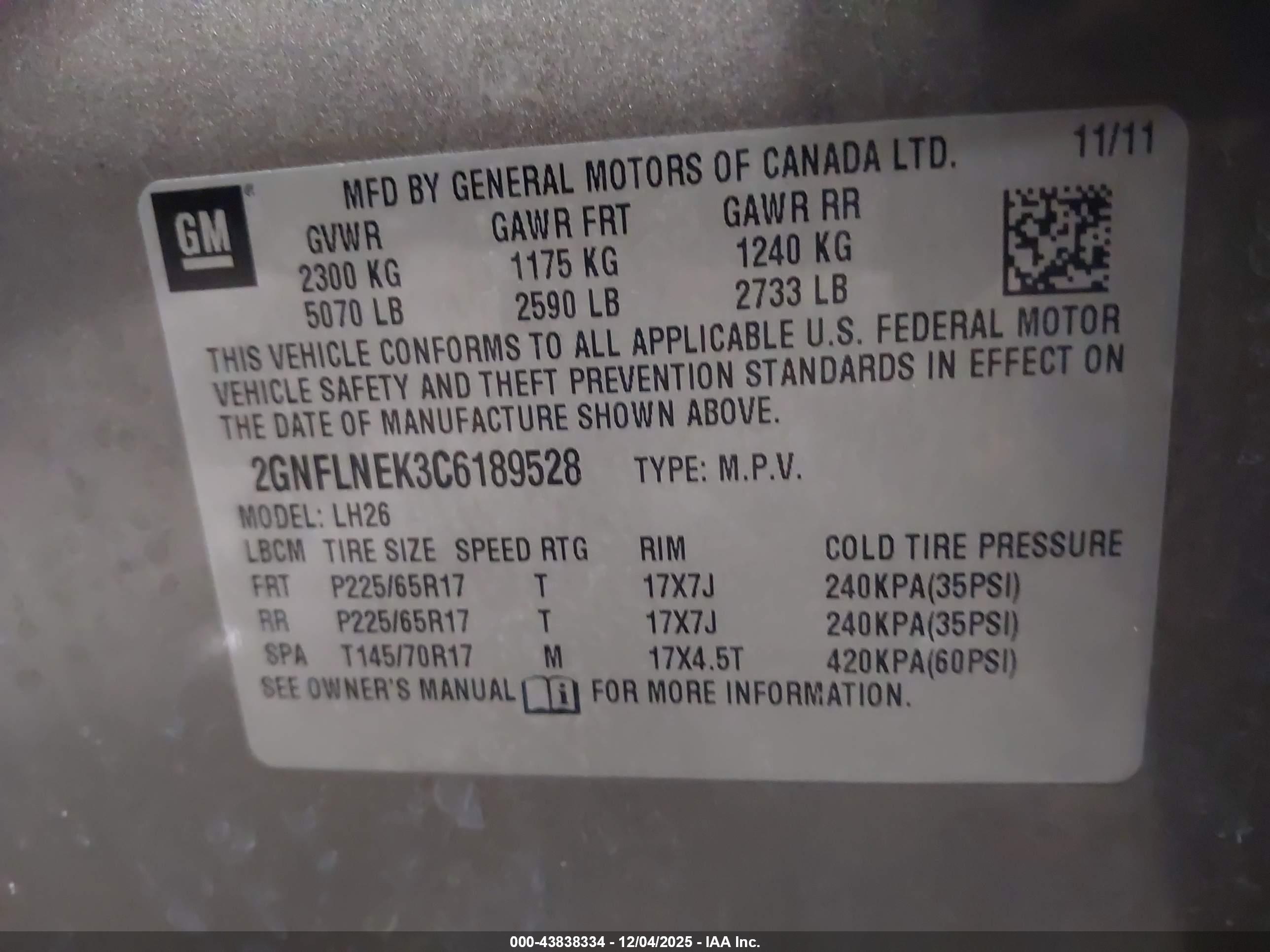 CHEVROLET EQUINOX image 9