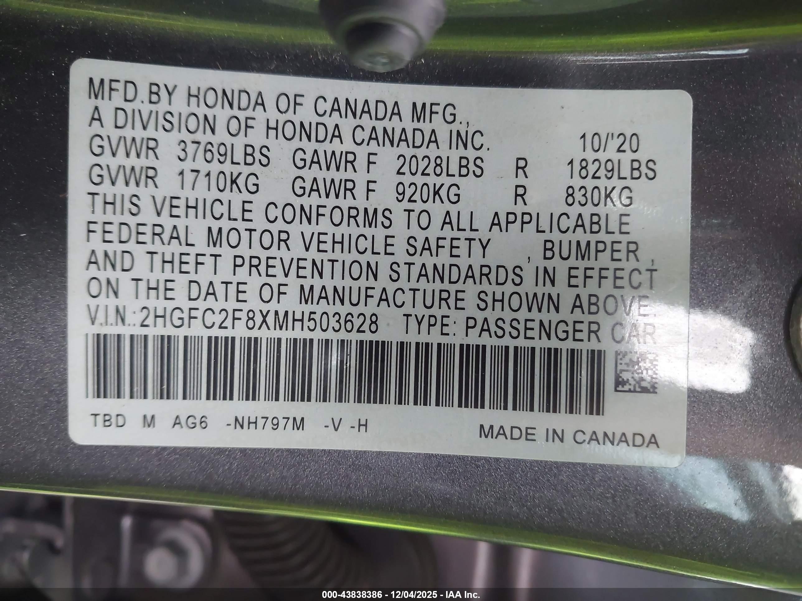 HONDA CIVIC image 9