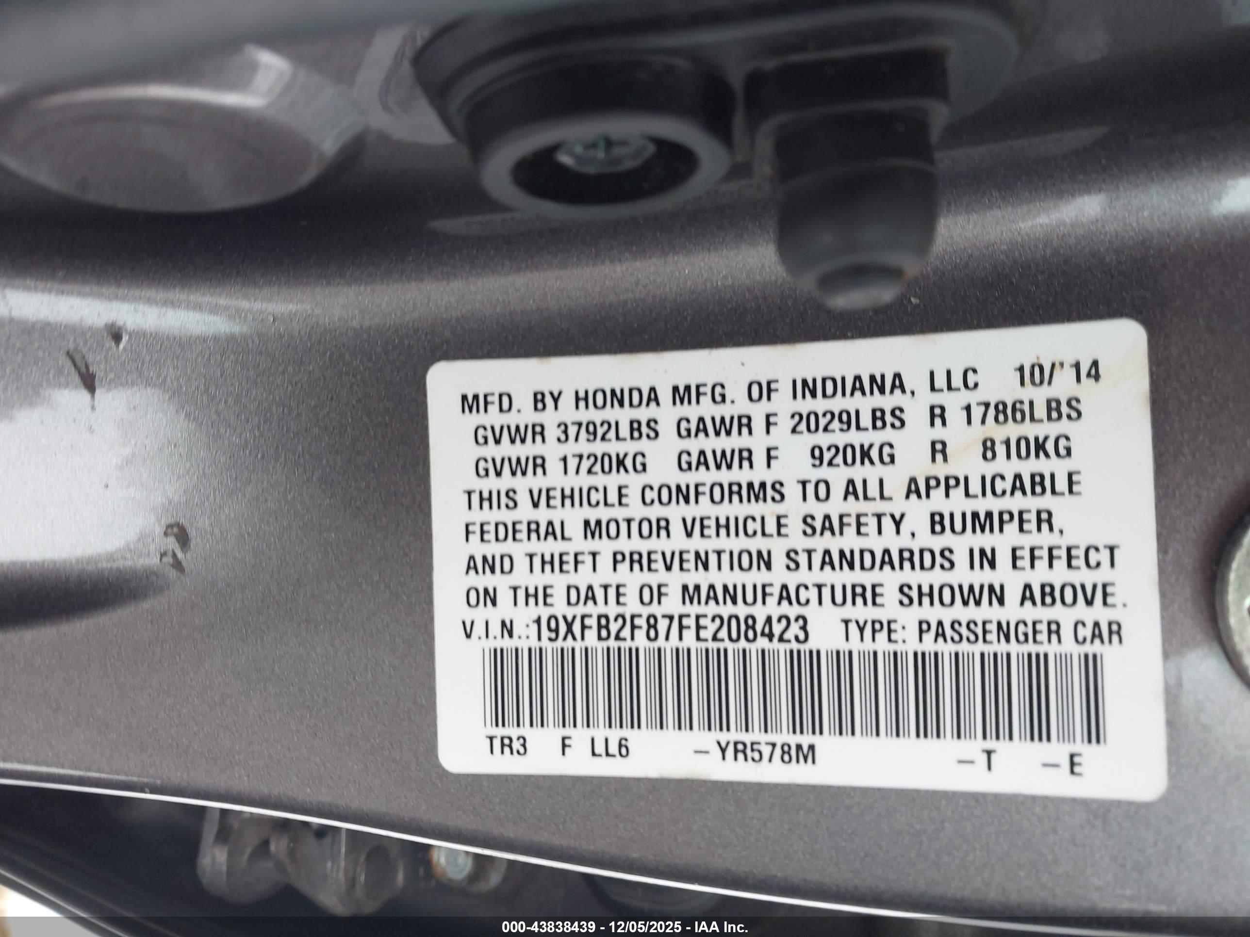 HONDA CIVIC image 9