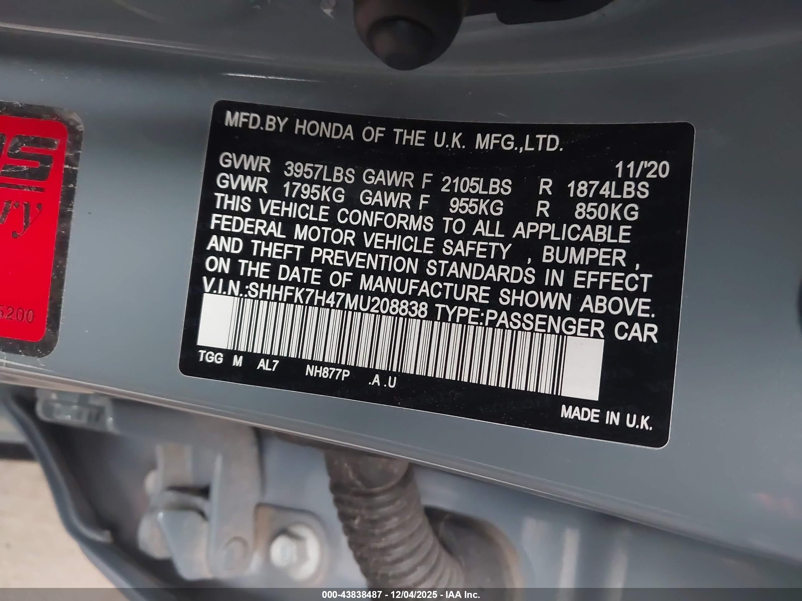 HONDA CIVIC image 9